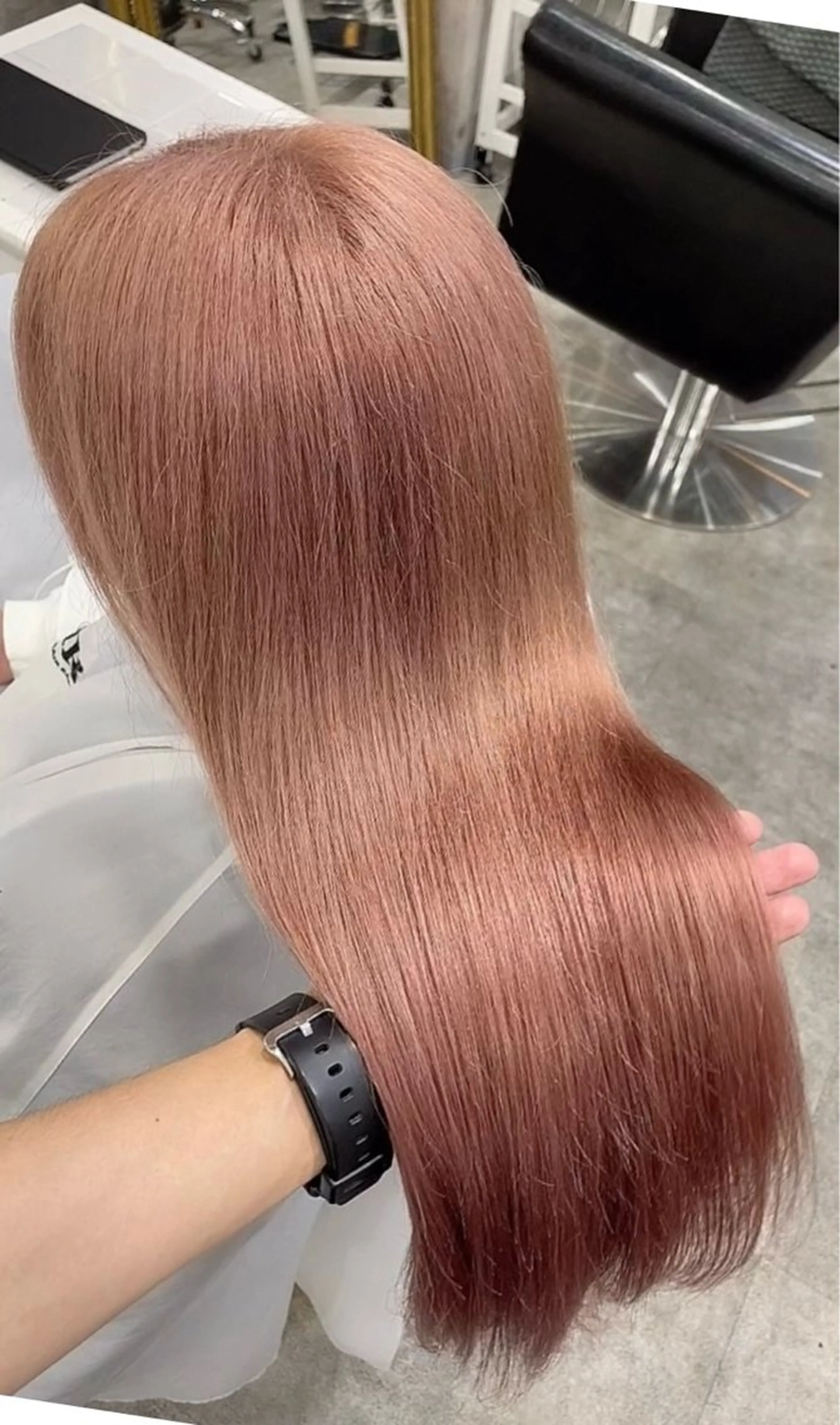 ロング カラー ベージュカラー ブリーチ オレンジ オレンジベージュ ヘアカラー MIRAC河原崎 透【代表/オーナー】のヘアスタイル