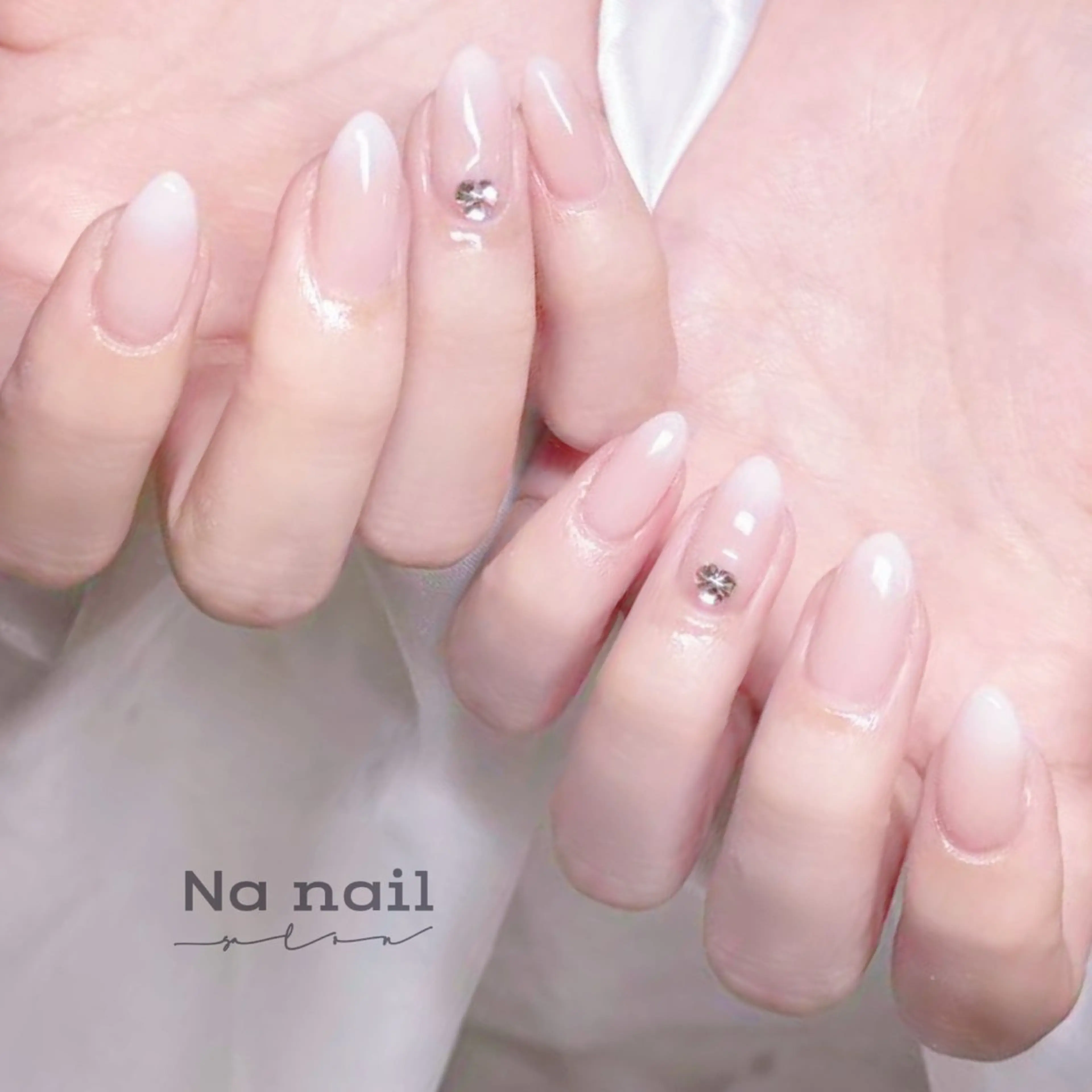 ネイル チークネイル フラッシュネイル フレンチネイル ジェルネイル グラデーション ハンドネイル CC Nail 高田馬場のネイルデザイン