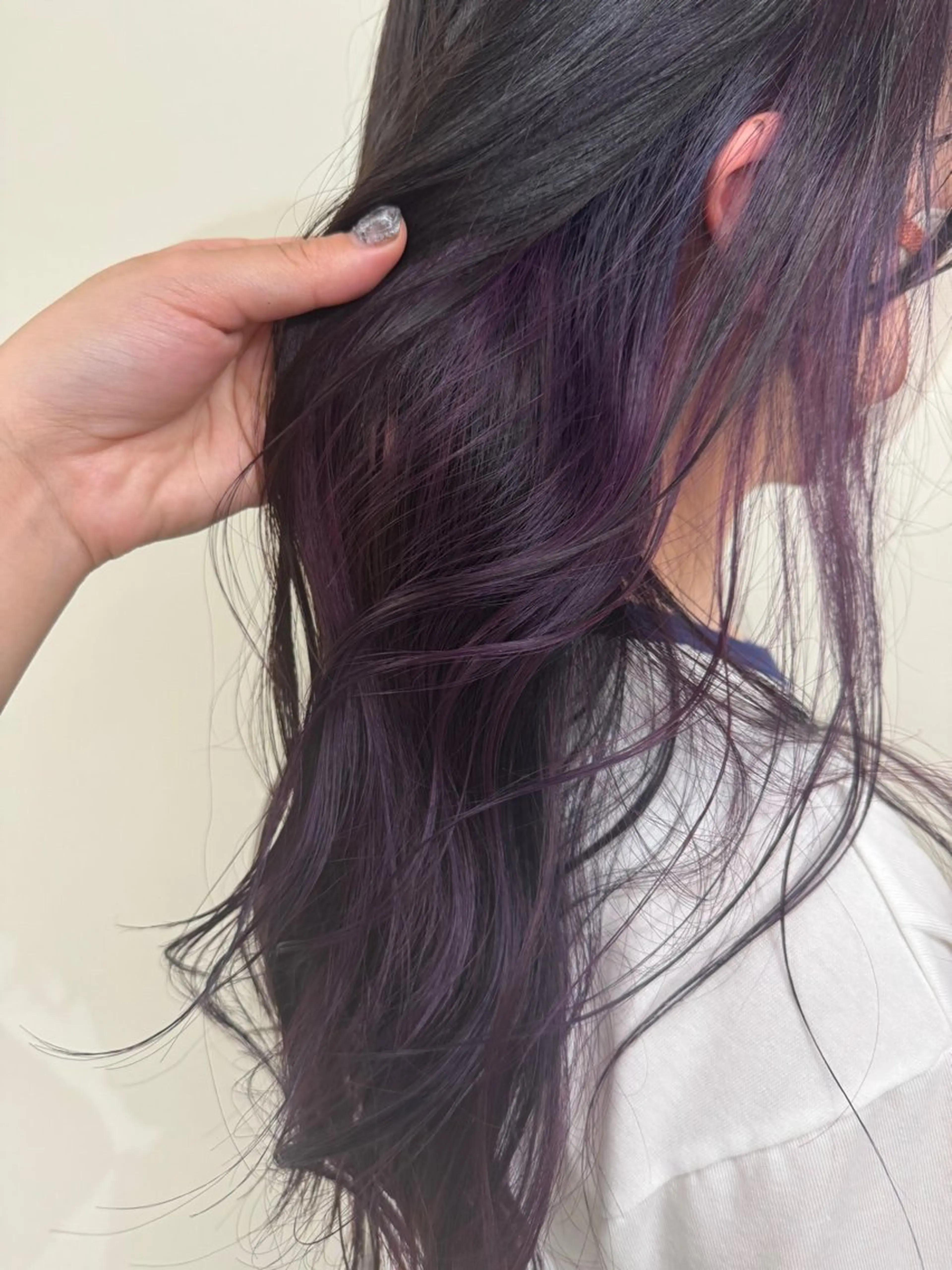 ロング カラー ゆ う あのヘアスタイル