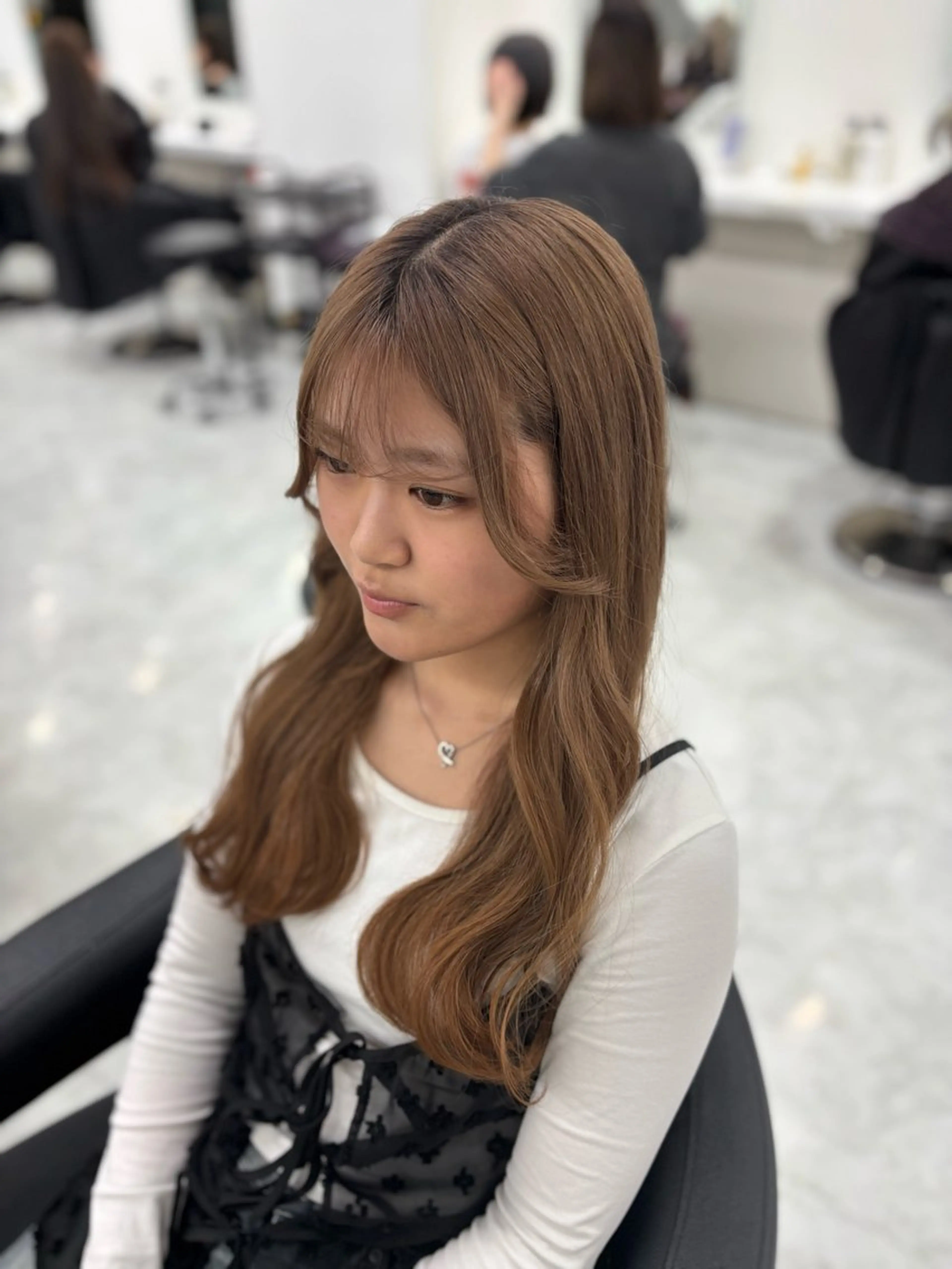 ロング カラー ヘアアレンジ カット ヘアカラー トリートメント 透明感💕今っぽ似合 わせ𝐍𝐨. 𝟏のヘアスタイル