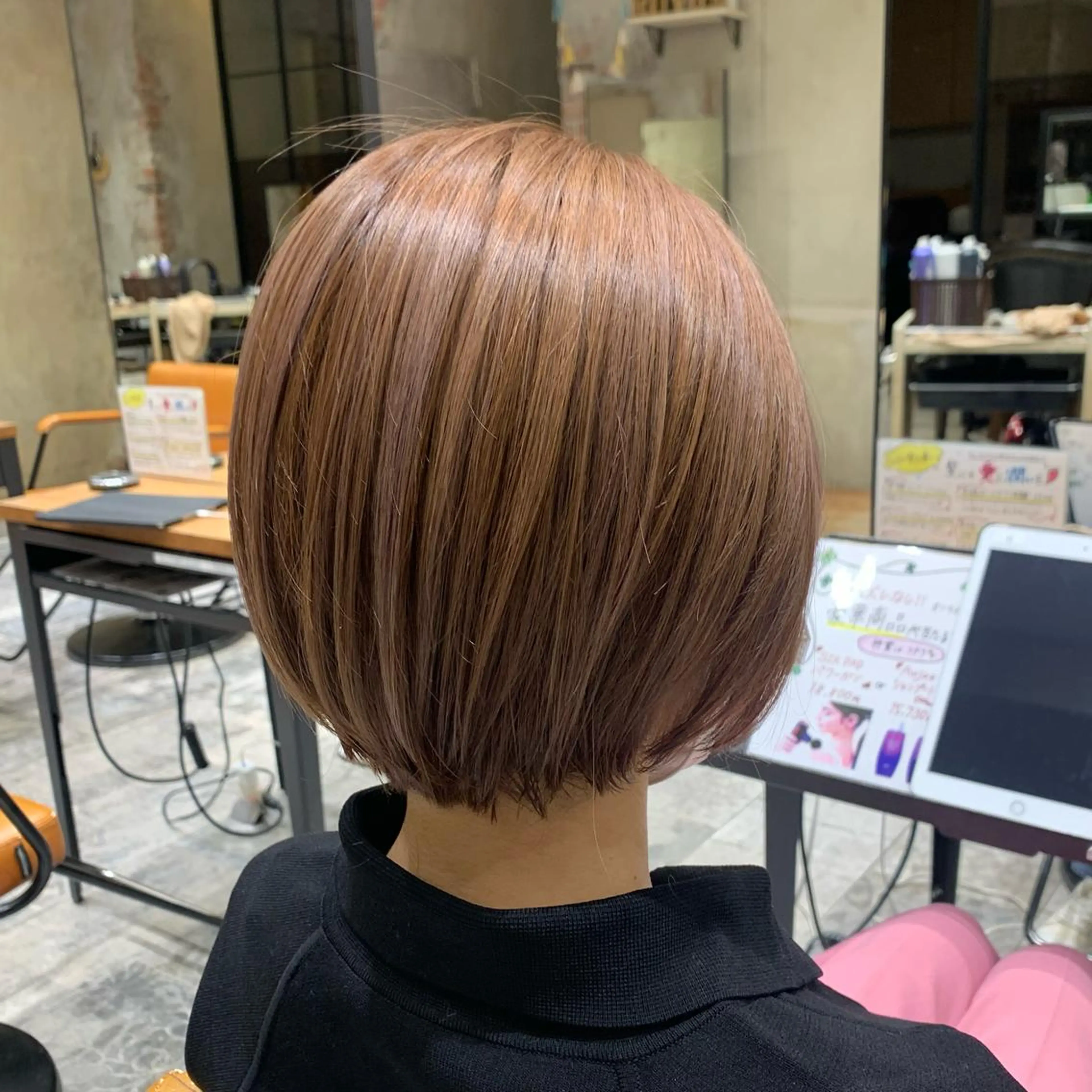 ショート 🧡くびれヘア/前髪 顔周り🧡久原結衣のヘアスタイル