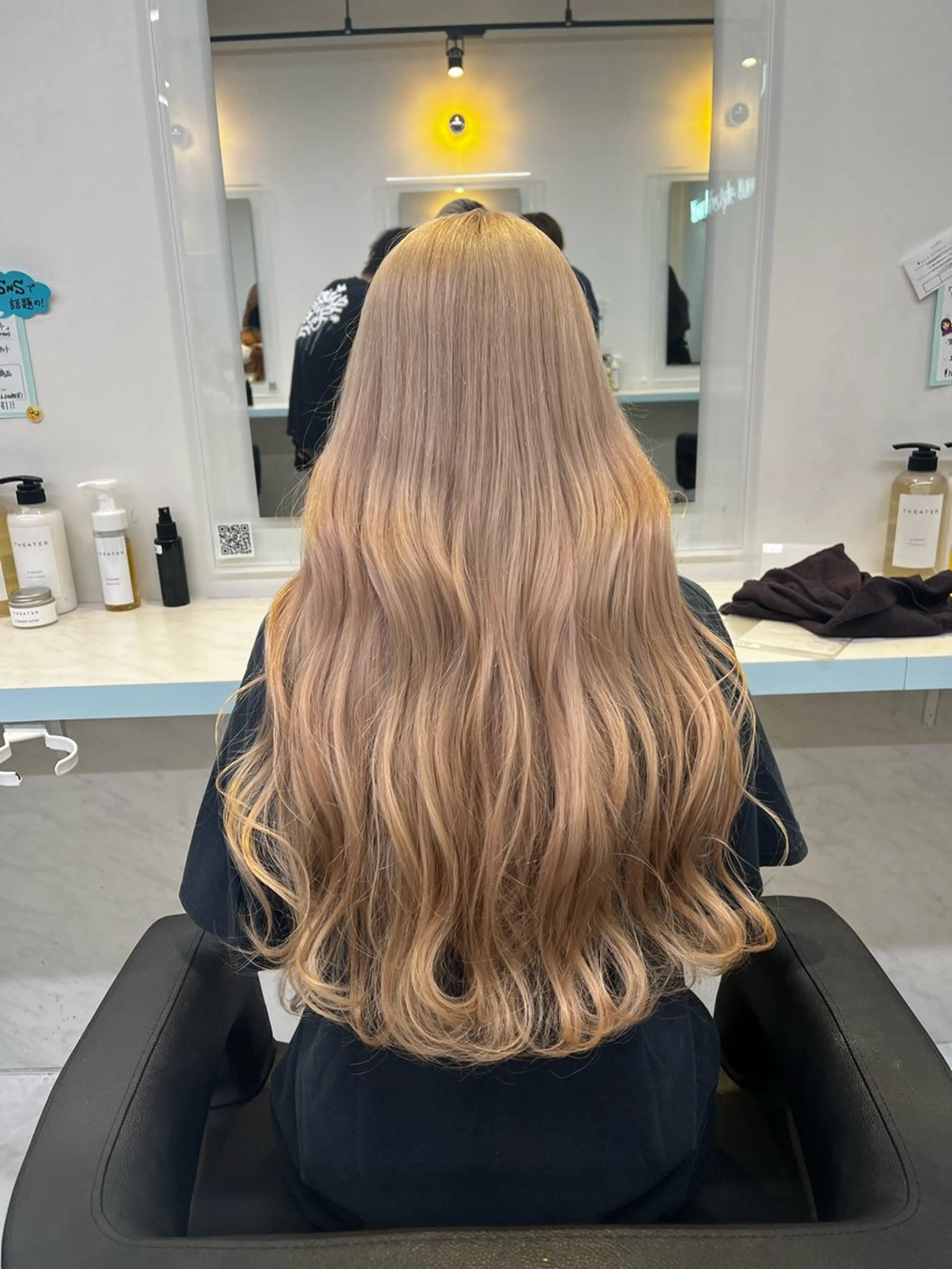 ロング カラー ヘアカラー トリートメント ブリーチカラー 🩵MIZUKIのヘアスタイル