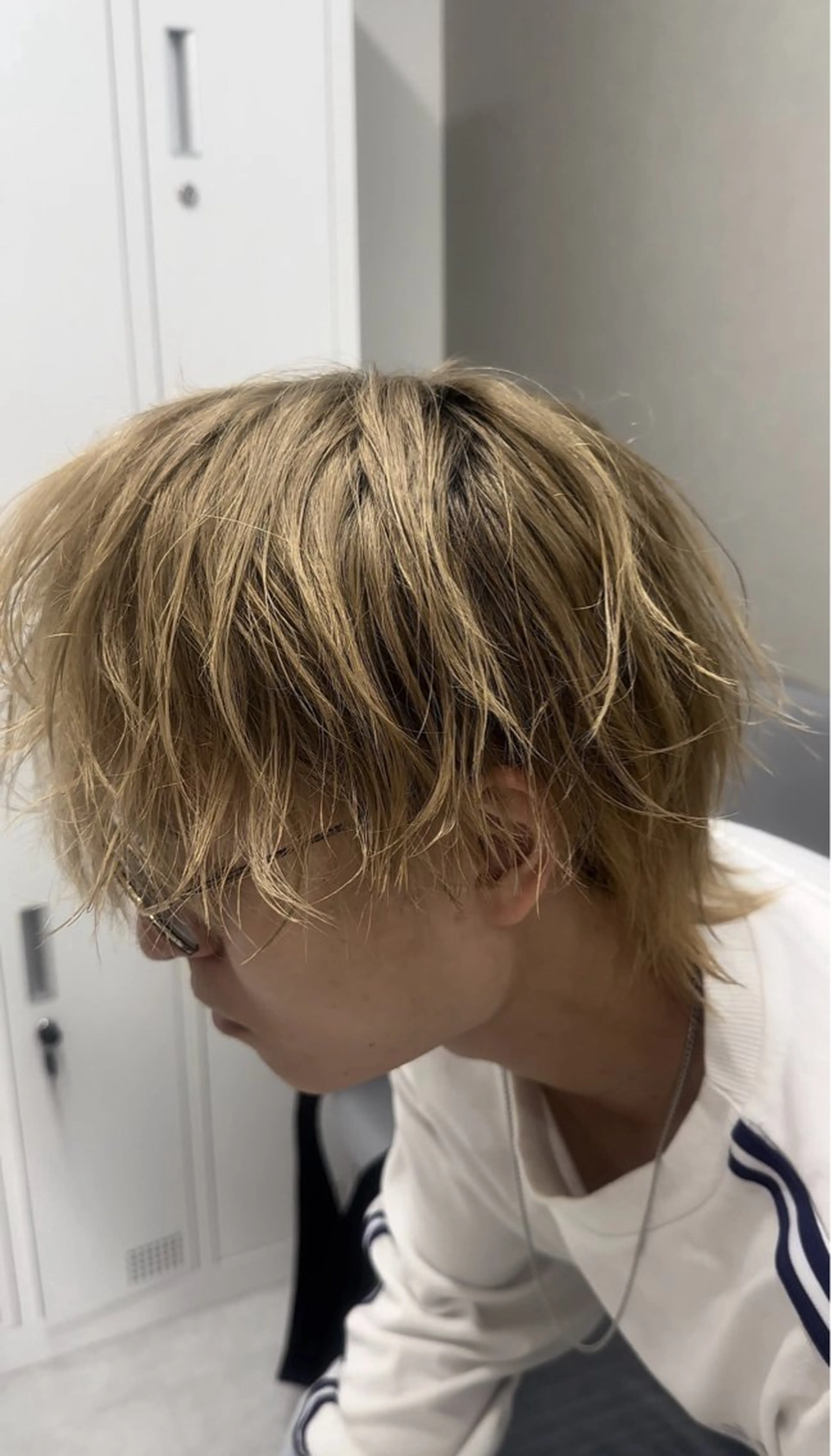 メンズ カット ニュアンス/フェザー /ウルフ/伶馬のヘアスタイル