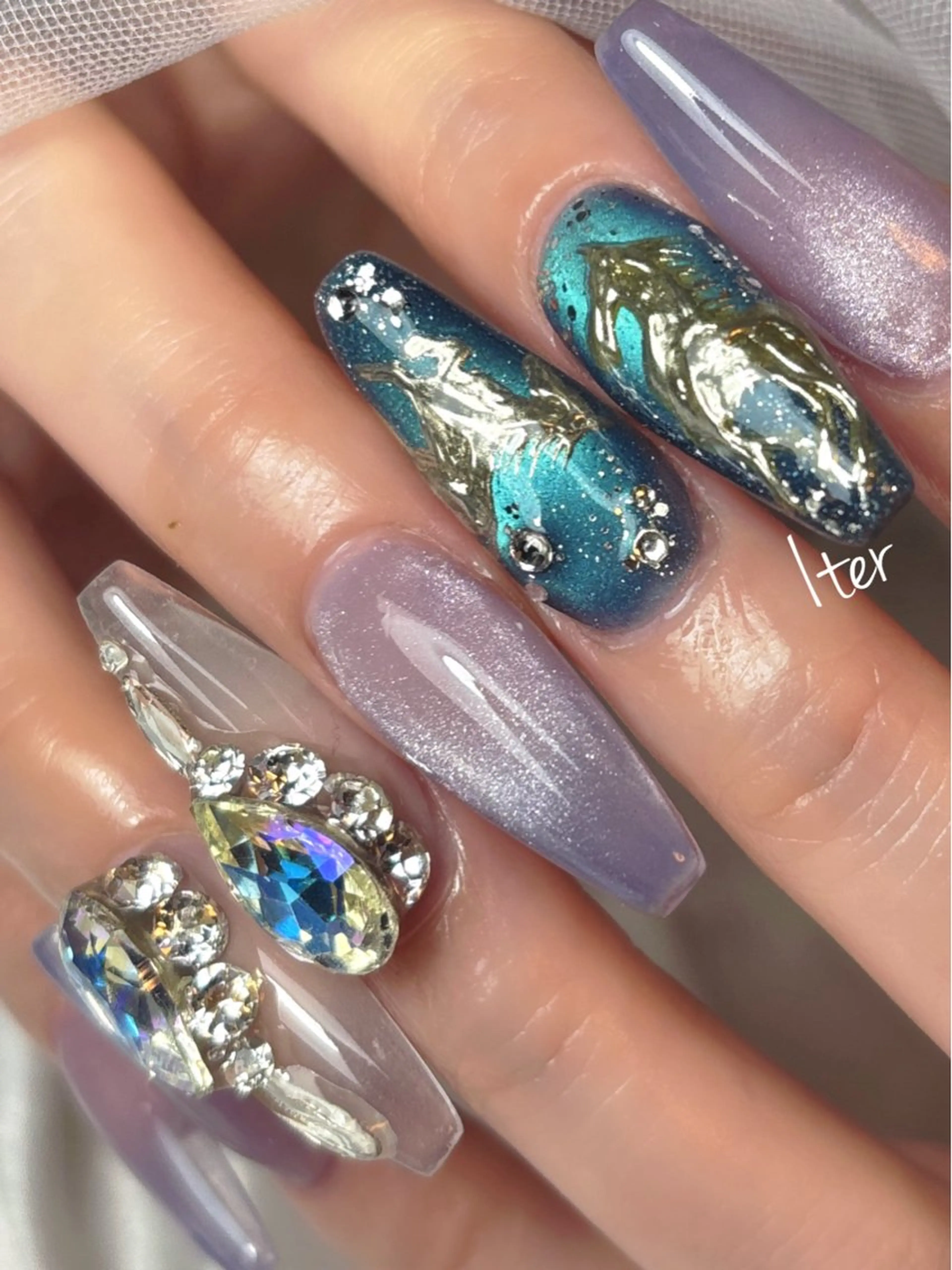 ネイル アートネイル ジェルネイル スカルプネイル ♡ITER♡ オーナーKanaのネイルデザイン