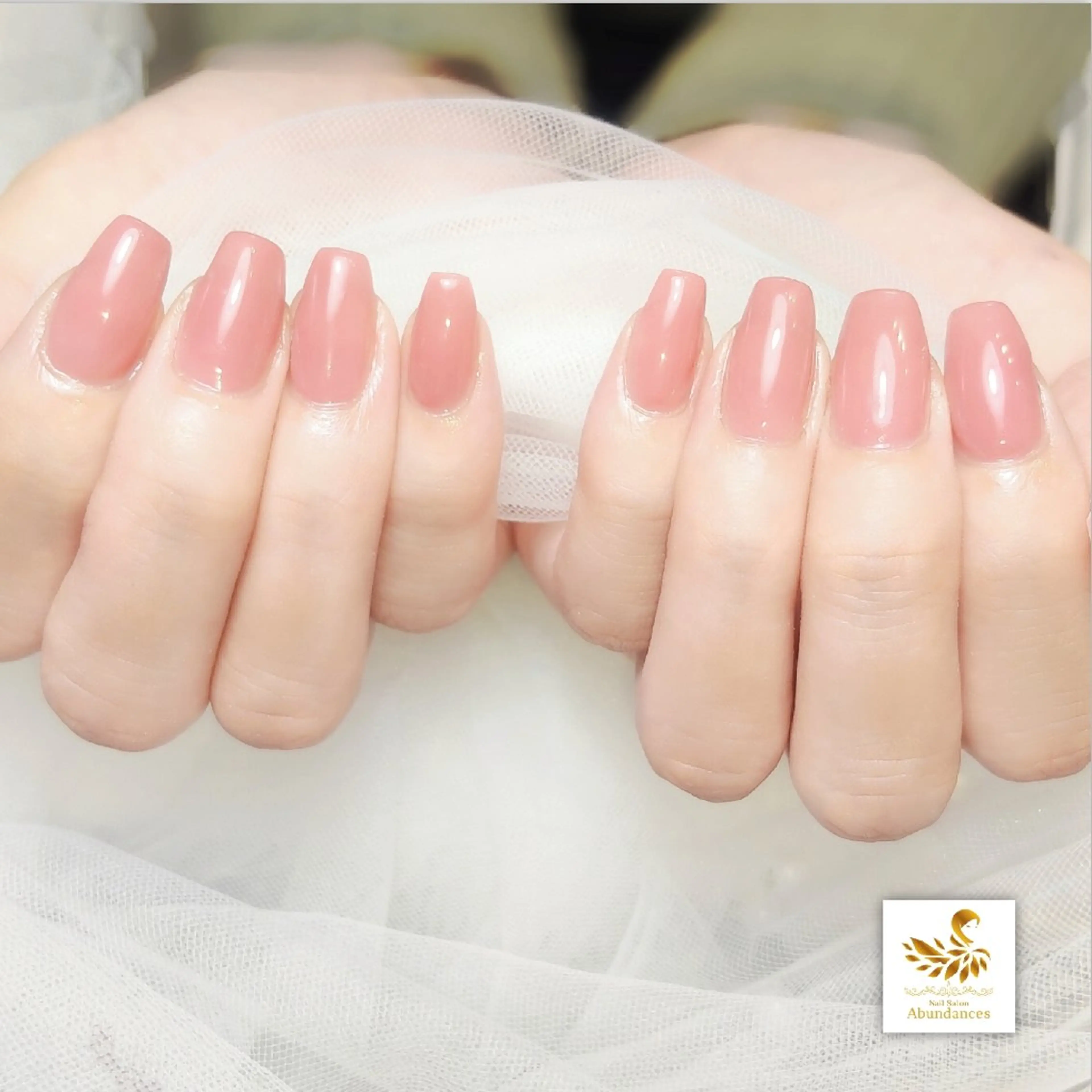 ネイル ピンク ハンドネイル 完全予約制個室サロン Abundancesのネイルデザイン