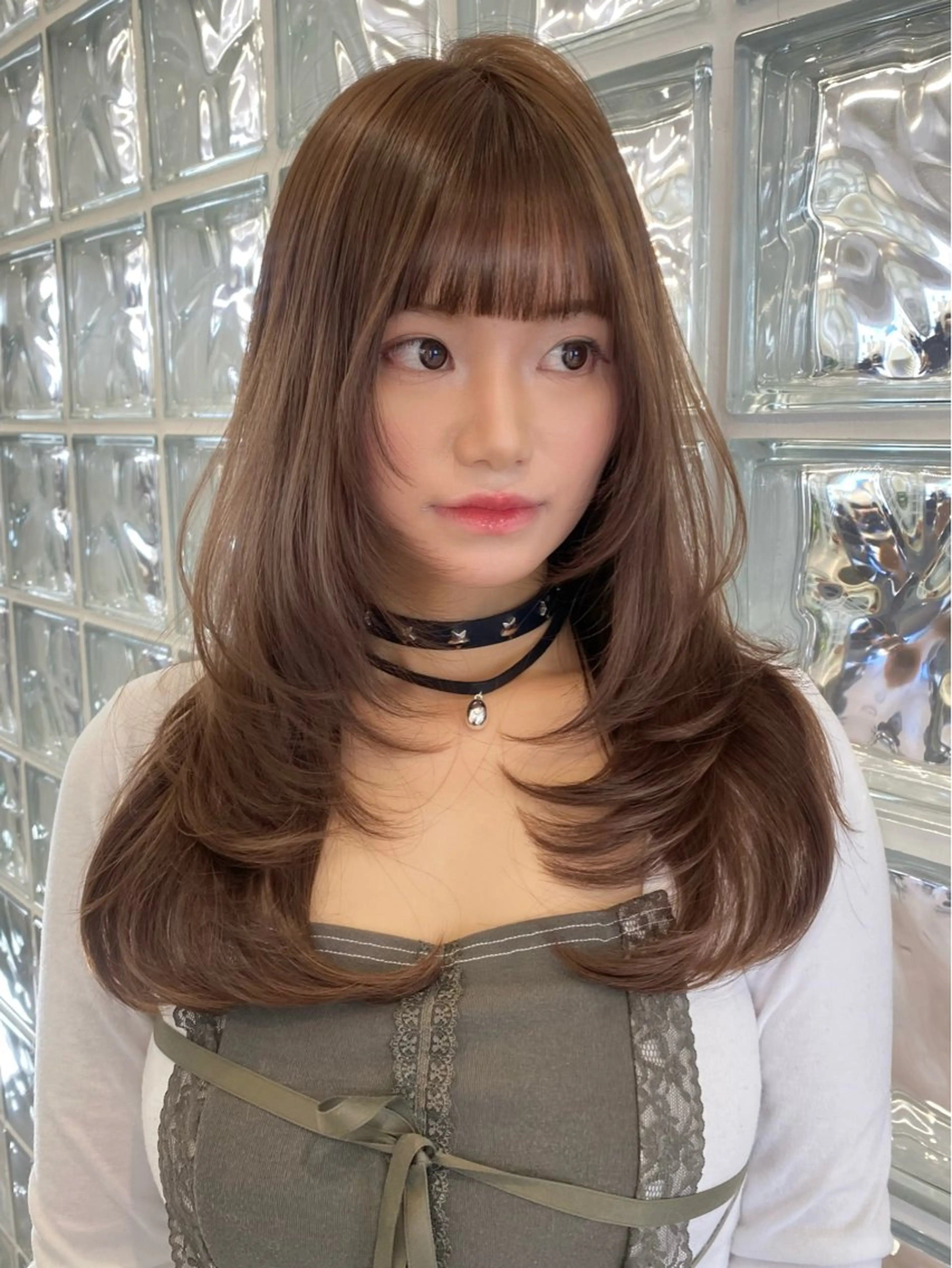 セミロング ⭐︎カットモデル 無料⭐︎カレンのヘアスタイル