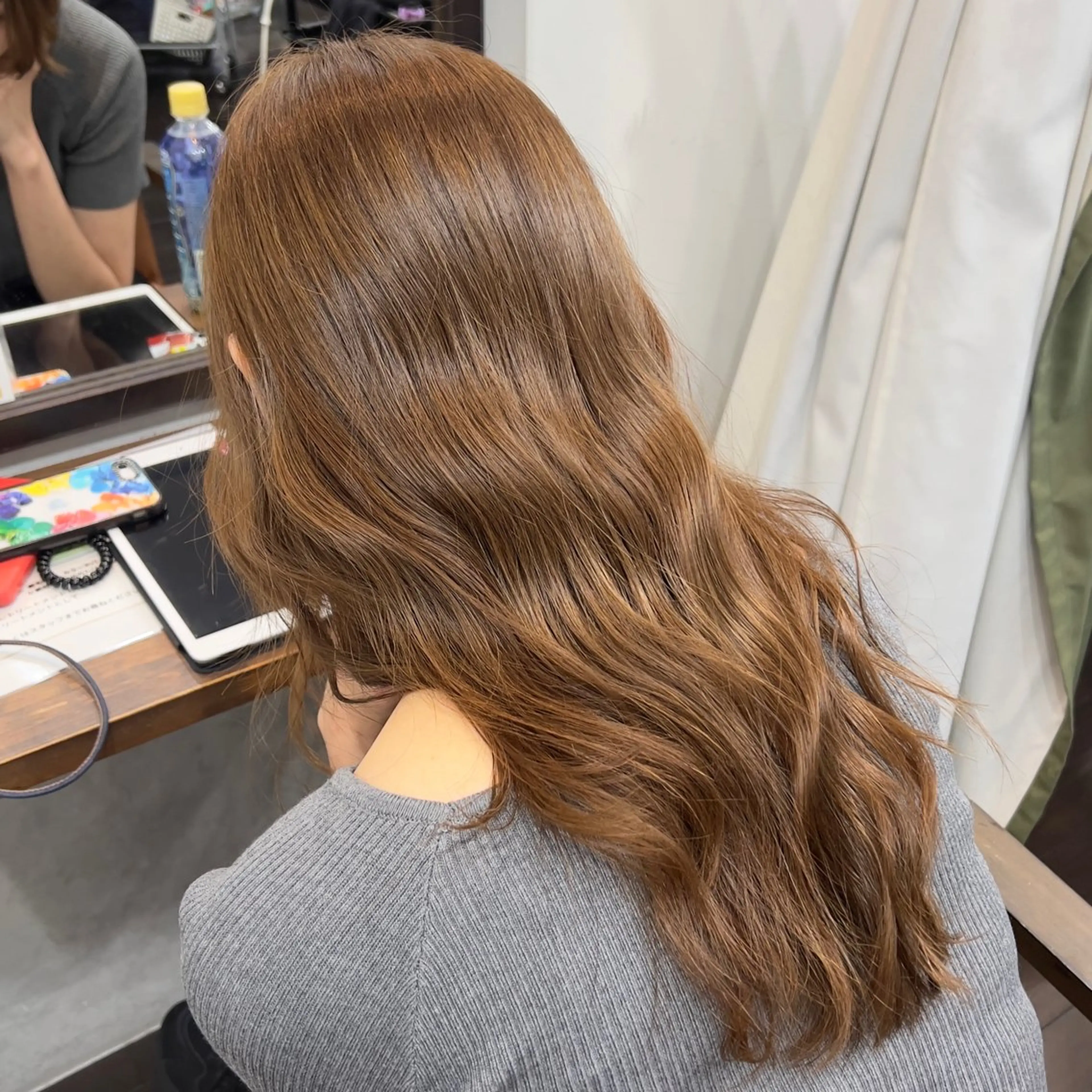 ロング カラー ヘアアレンジ ブラウンカラー 似合わせレイヤー ✖️美髪 / はるなのヘアスタイル