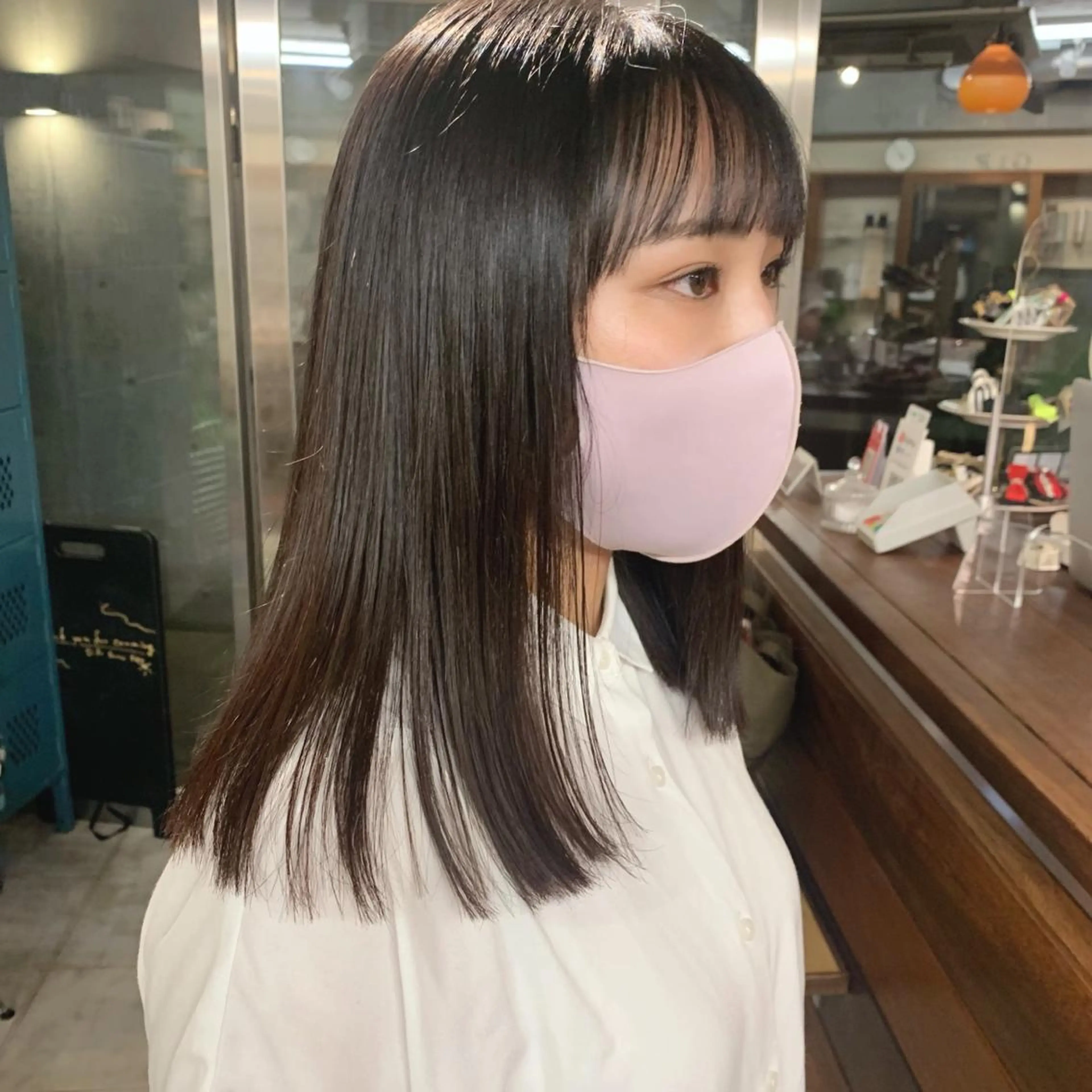 ミディアム 切りっぱなしボブ ボブ カット トリートメント 土屋かすみ✁︎. ꙳ 姫カットのヘアスタイル