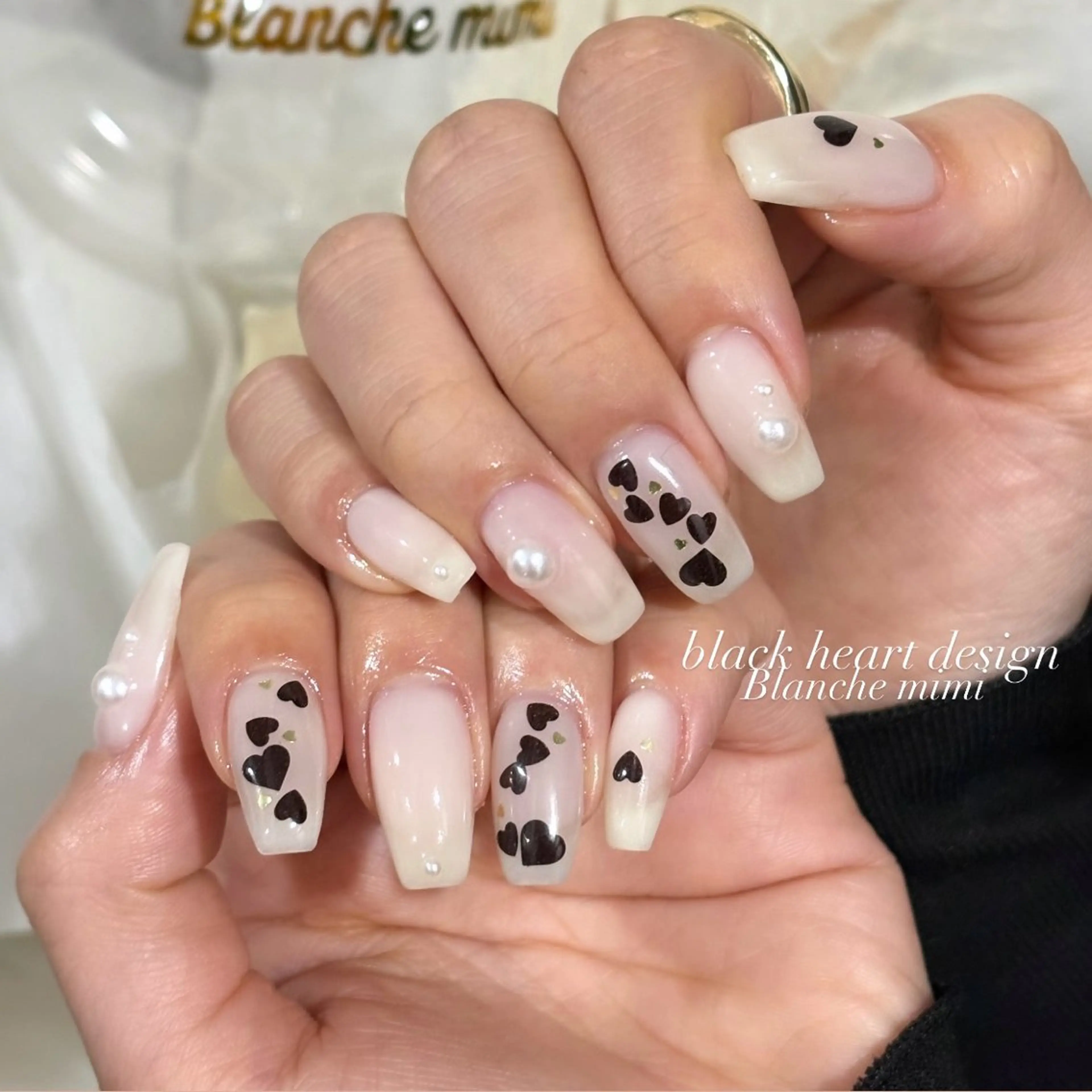 ネイル ハンドネイル Blanche mimi.u_aのネイルデザイン
