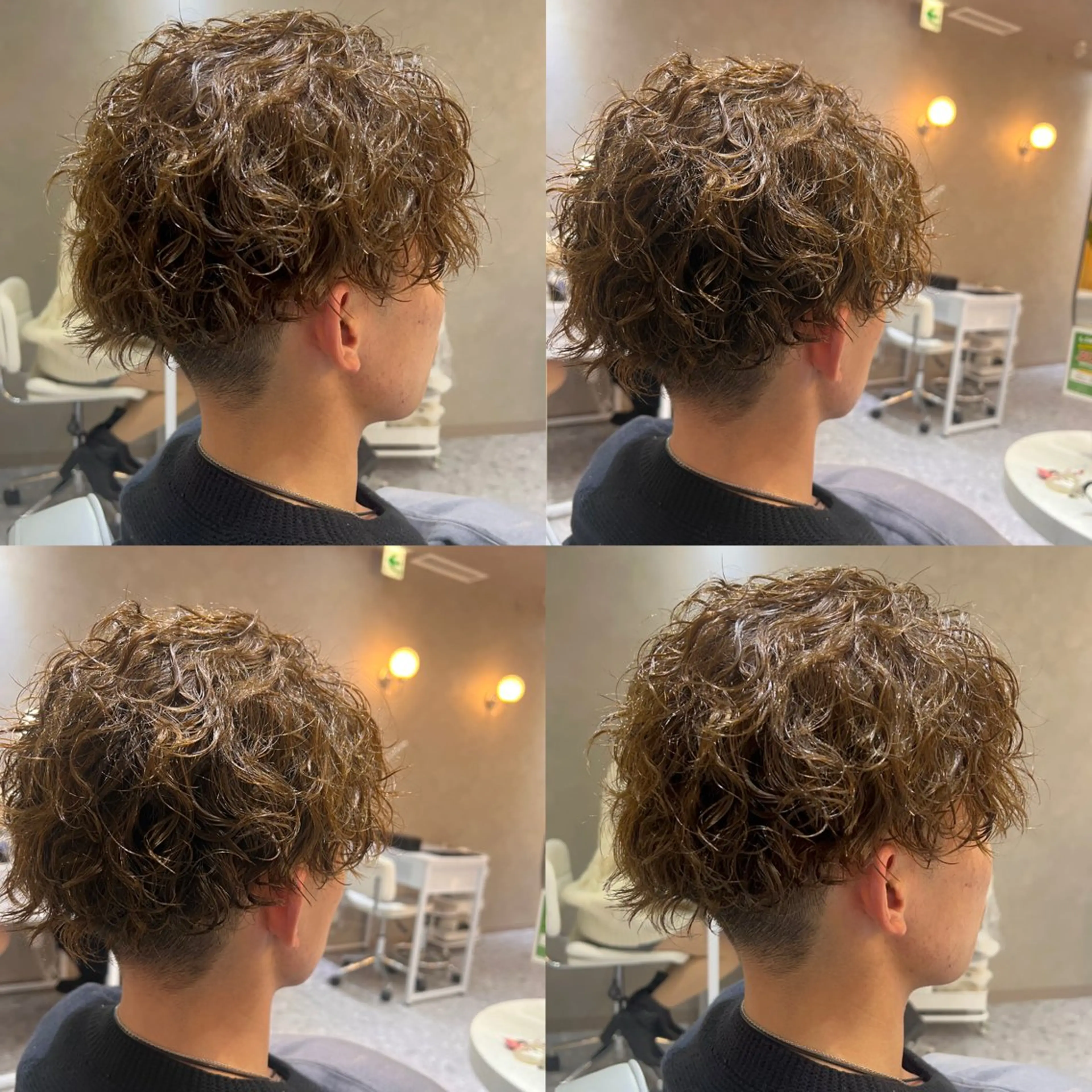 ショート カラー パーマ メンズ カット パーマ KANA🌿透明感/ レイヤーcut🌿のヘアスタイル