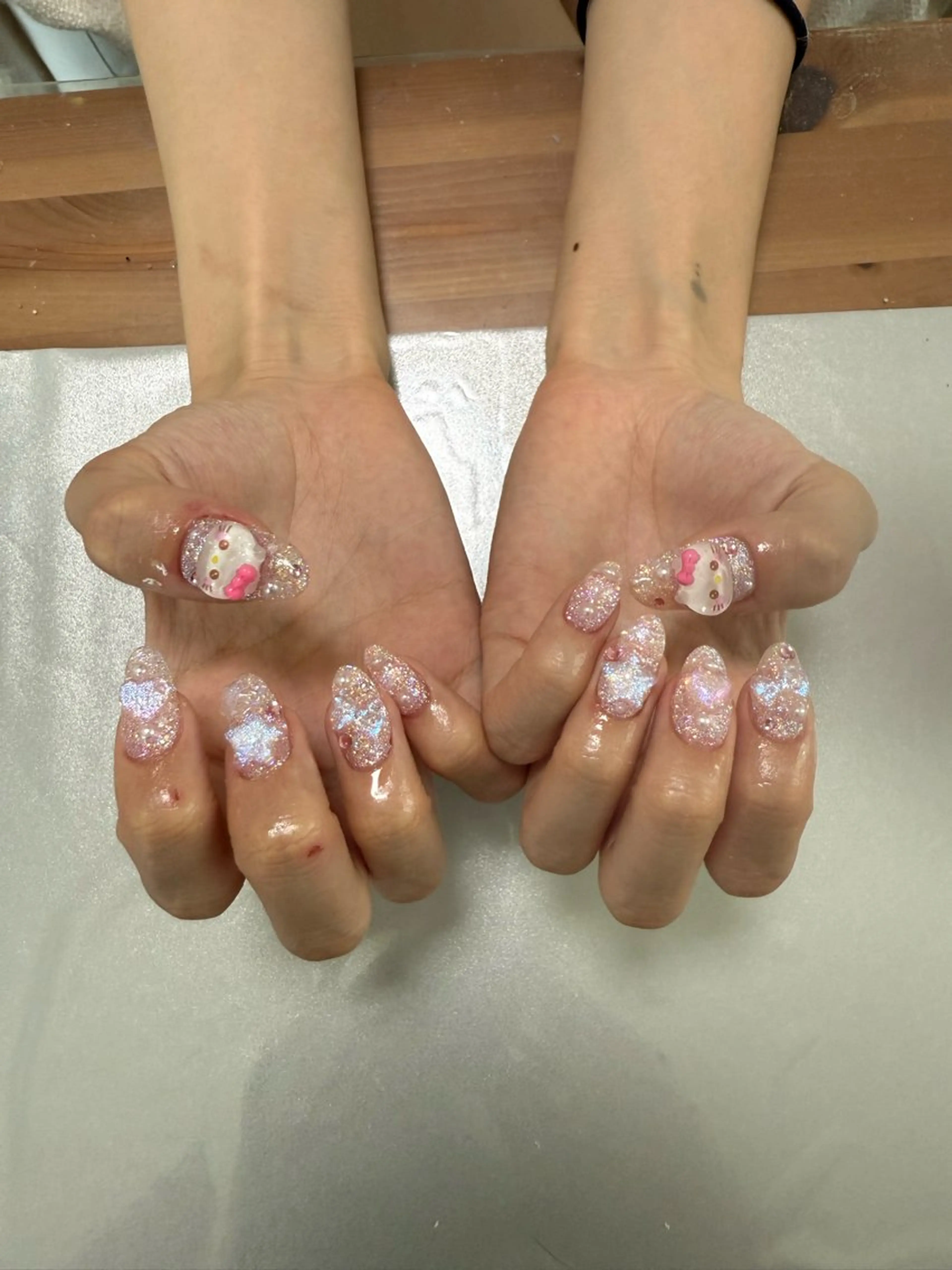 ネイル ラメ(グリッター) シンプルネイル AZNAIL matsudaのネイルデザイン