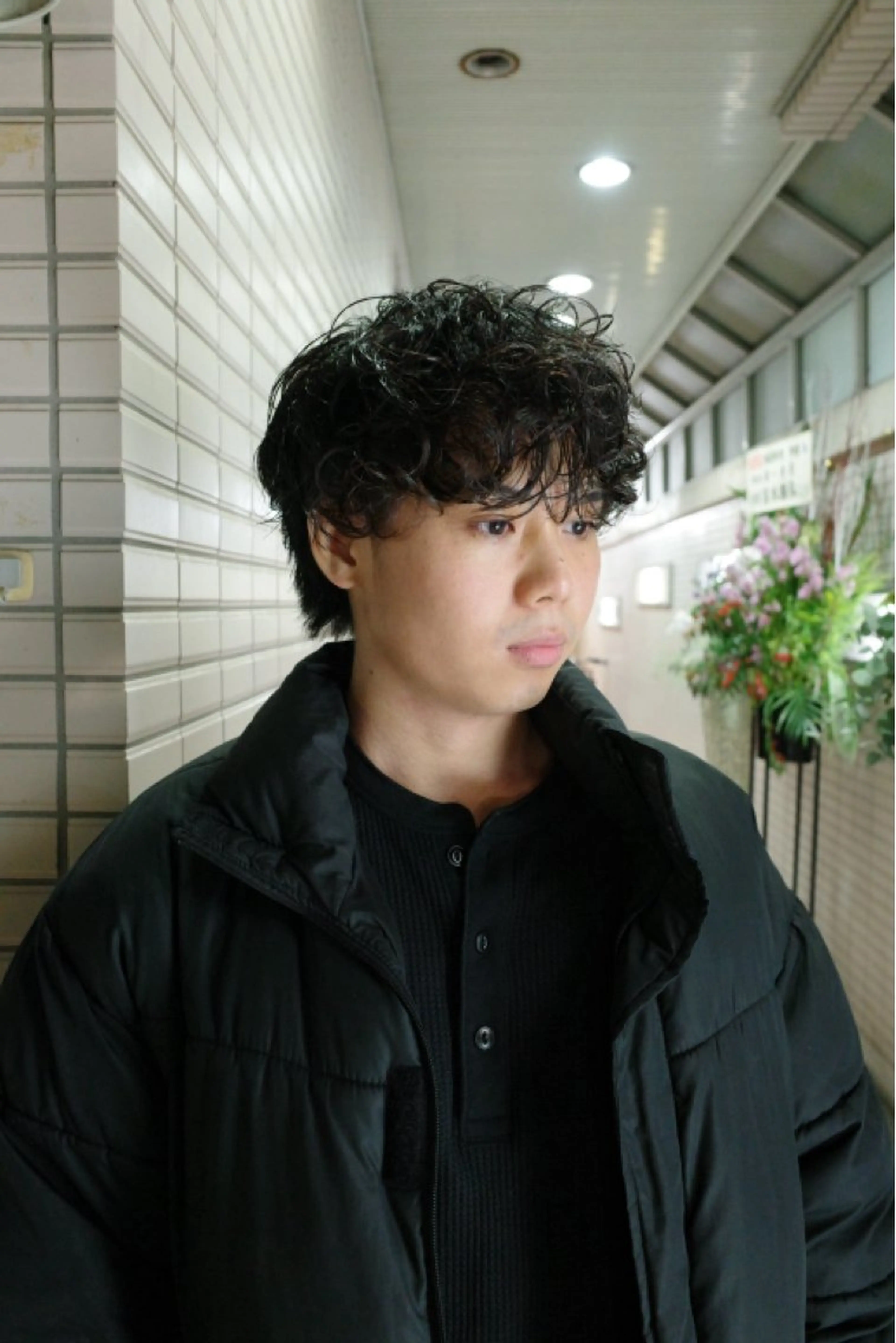 パーマ メンズ メンズパーマ カット パーマ 透明感ハイトーン特化 /ケアブリーチ/莉駒のヘアスタイル