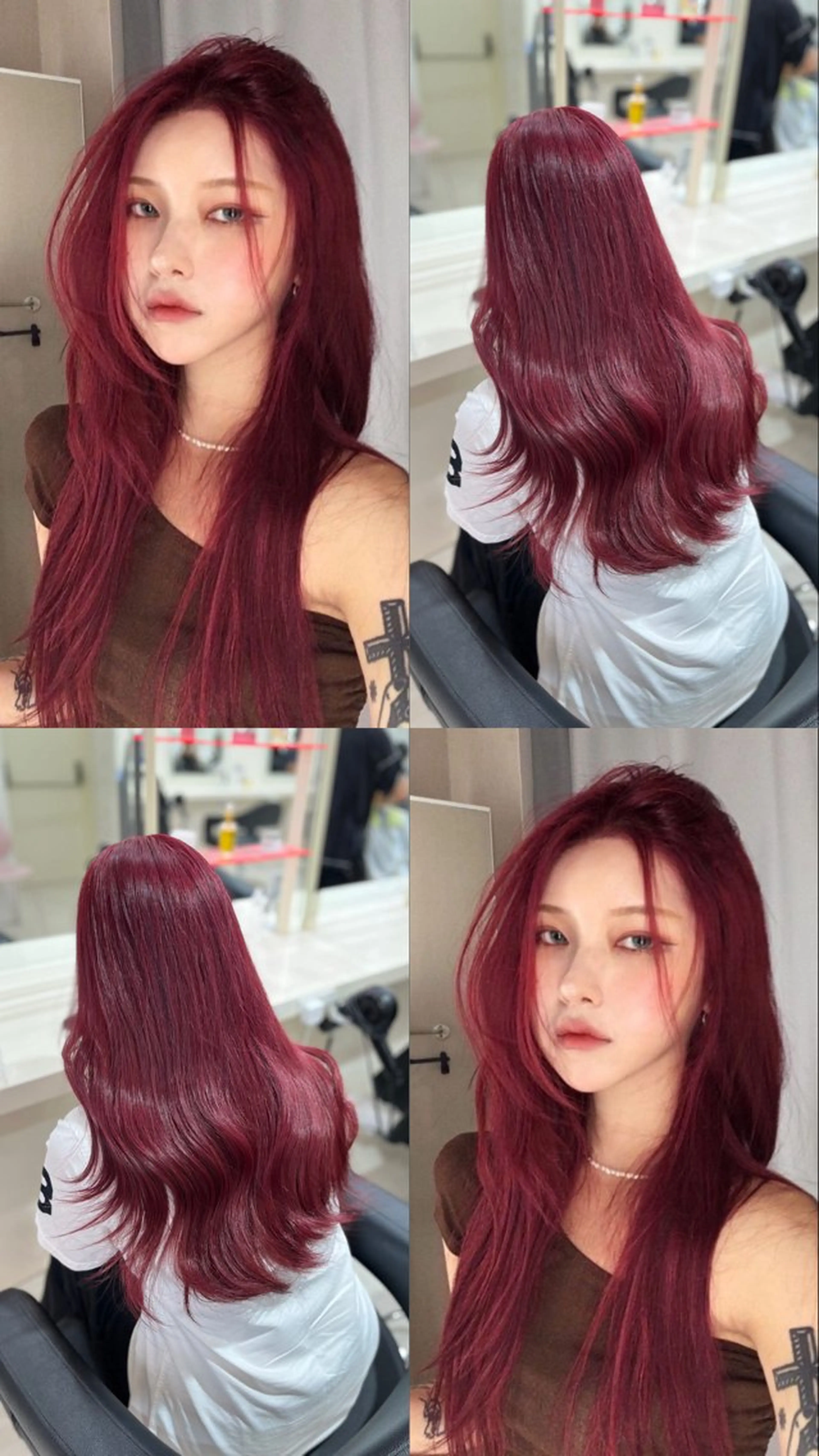 ロング カラー 🤍韓国大人っぽ ベージュMAI🤍のヘアスタイル