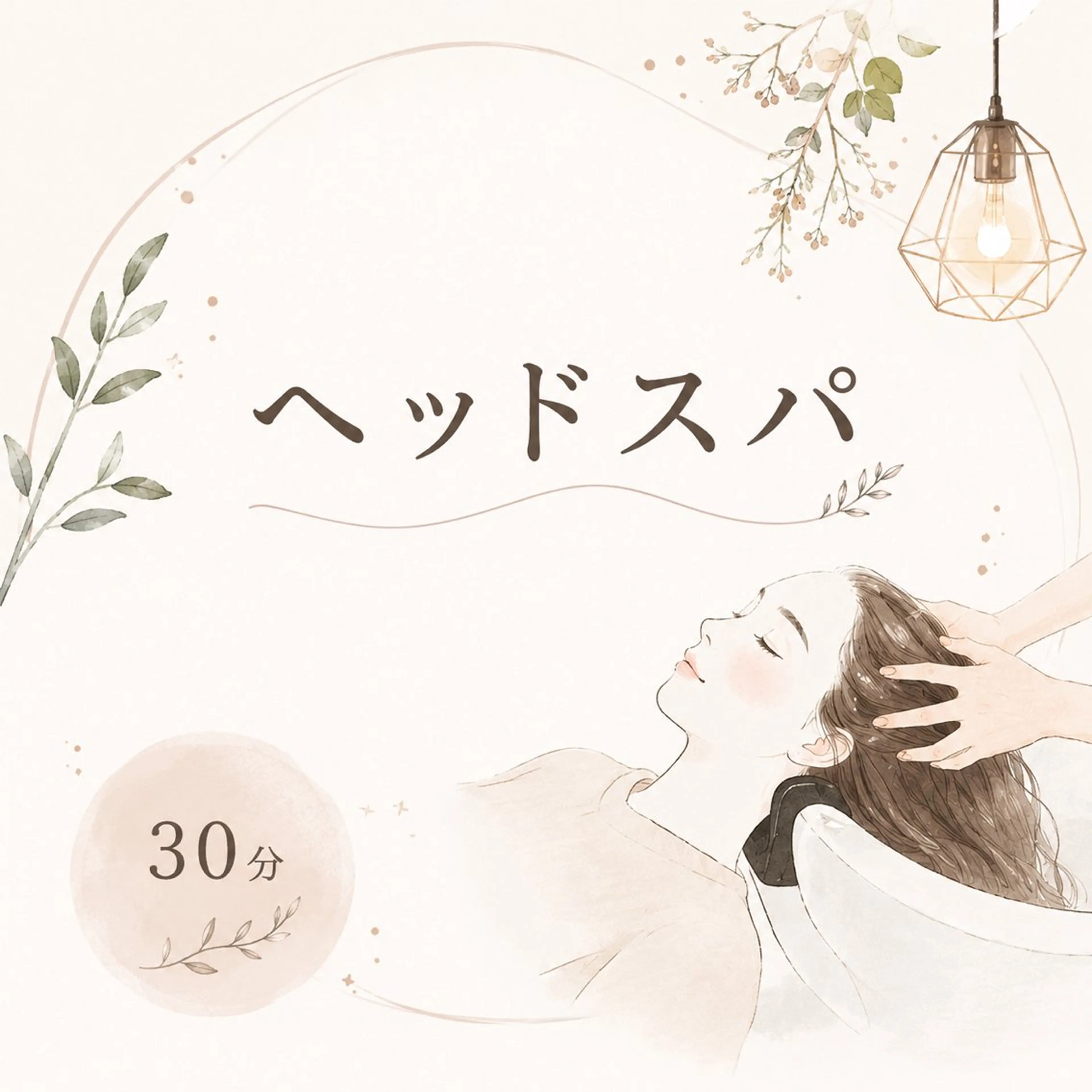 ✨ヘッドスパ30分🍀の写真