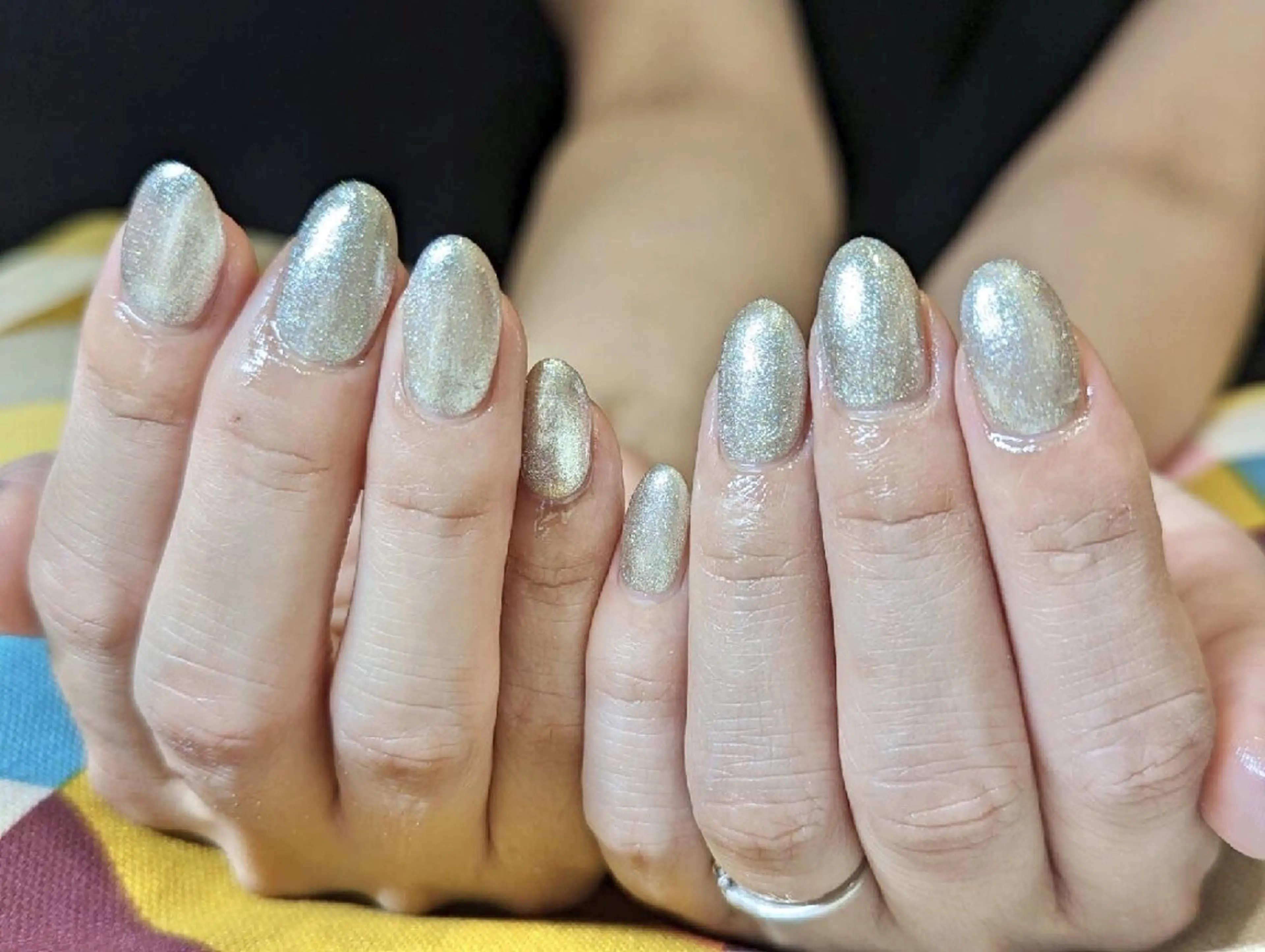 ネイル マグネットネイル ハンドネイル VIBLISS福岡店 yurichanのネイルデザイン