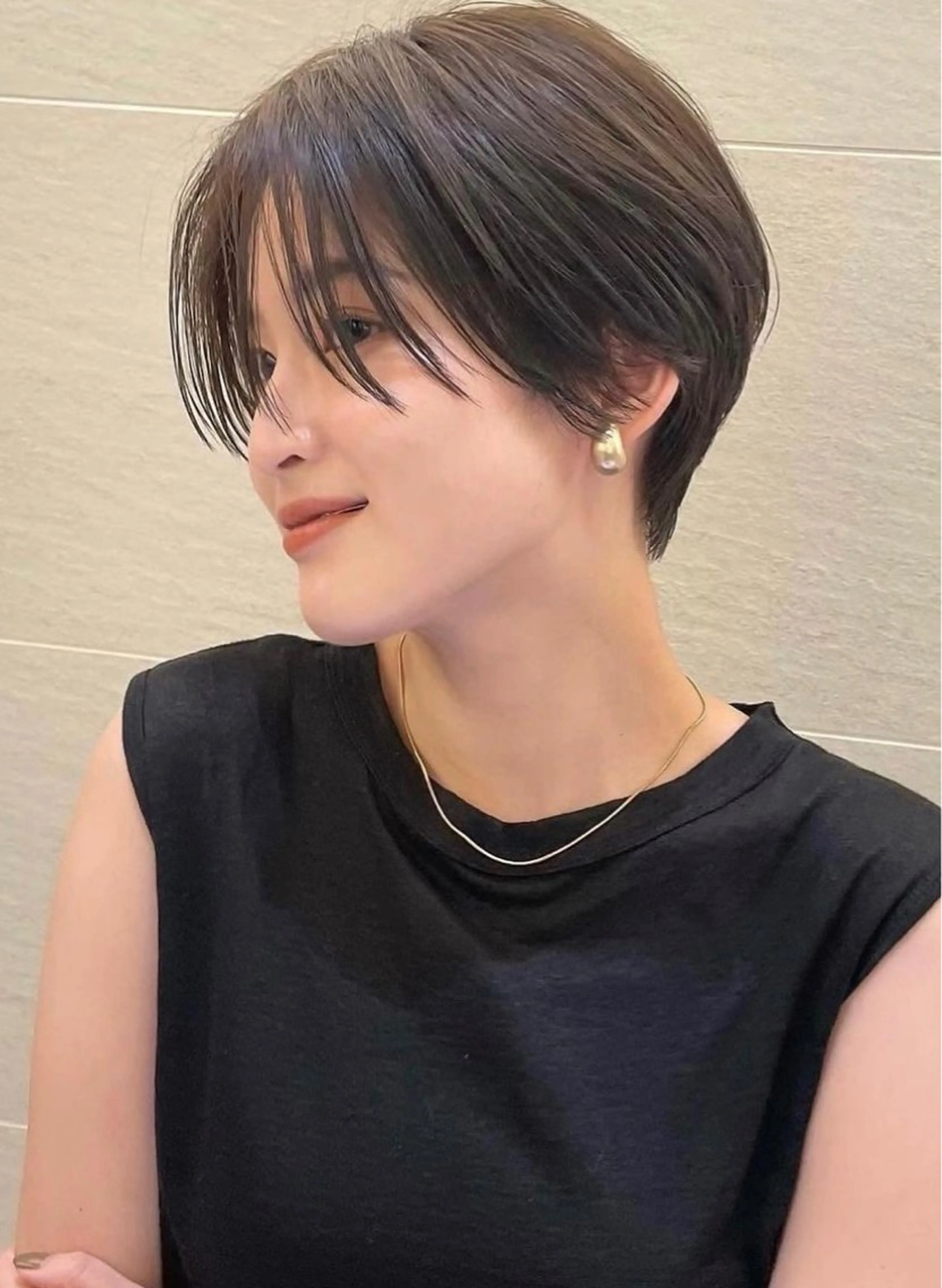 ショート カラー ダブルカラー 新宿のヘアスタイル