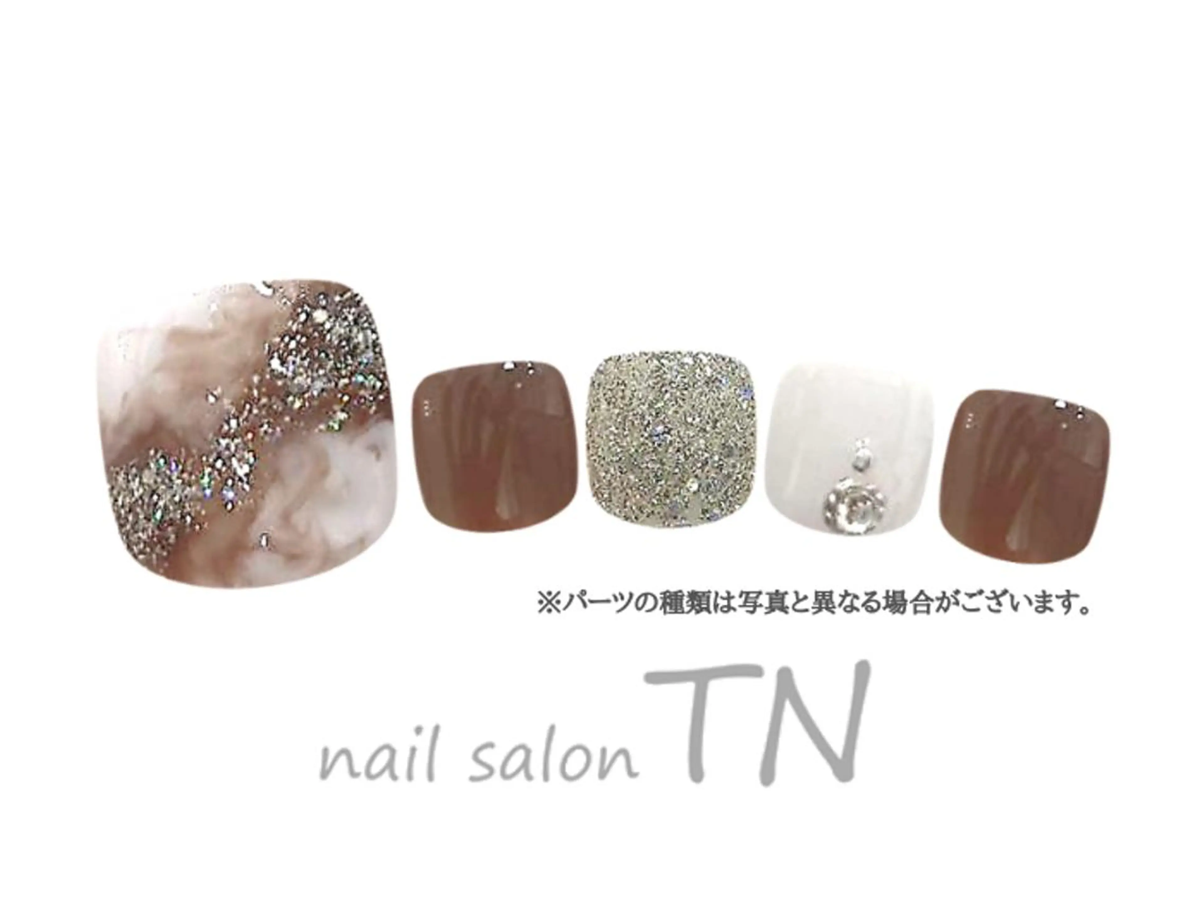 ネイル フットネイル 矢川 まどかのネイルデザイン