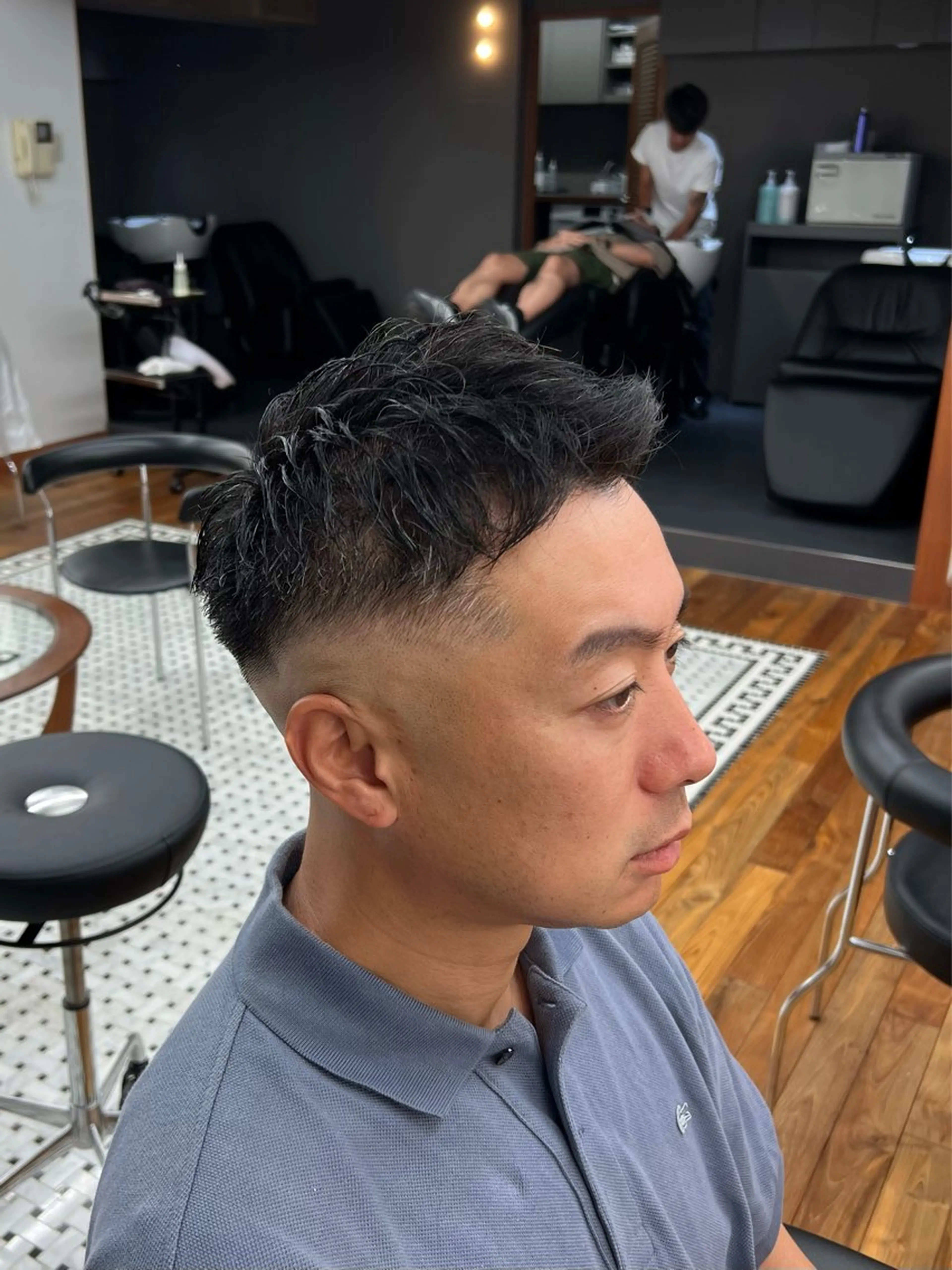 ショート メンズ カット メンズカット✂️ スキンフェード伊藤陸のヘアスタイル