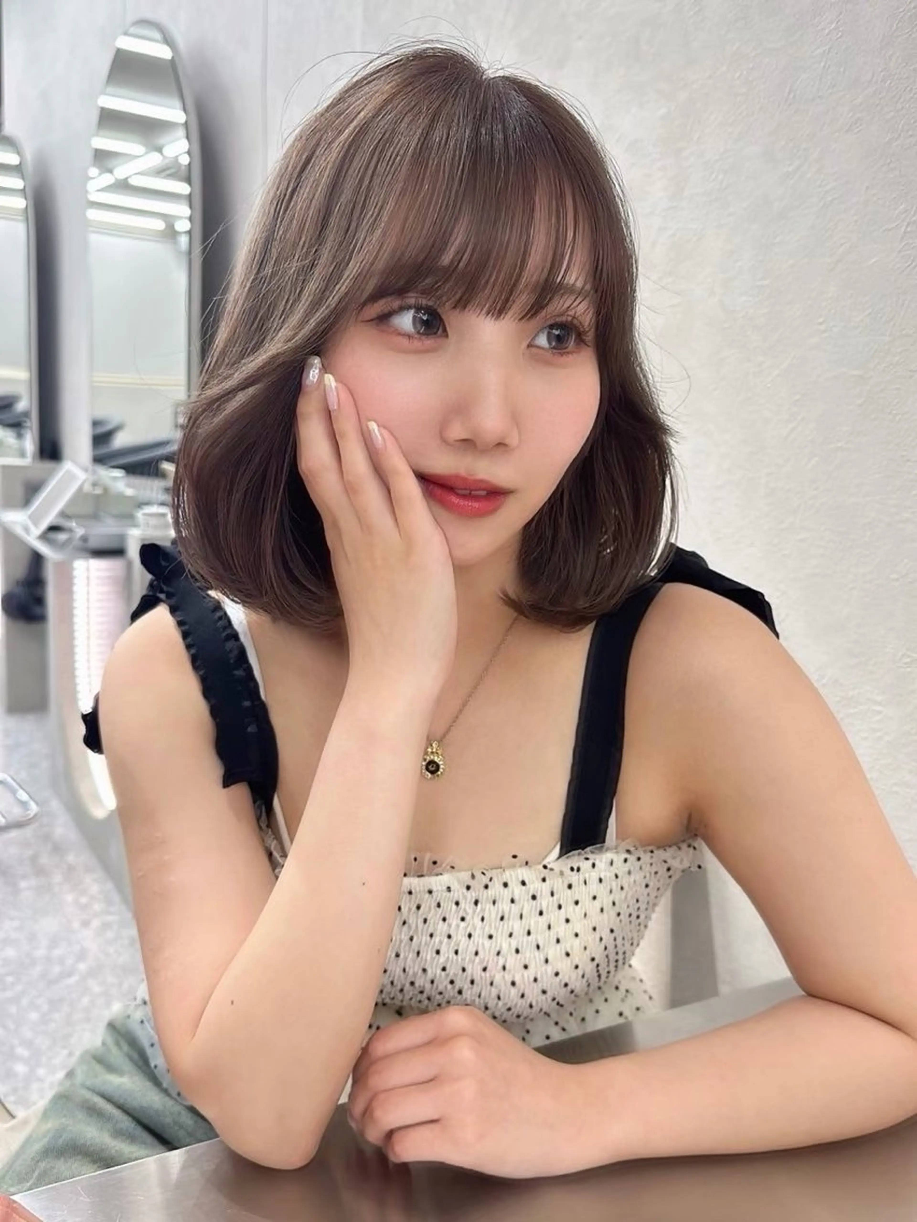 ミディアム カラー カット ヘアカラー トリートメント 🌈Hiroki🌈 福岡の愛され美容師のヘアスタイル