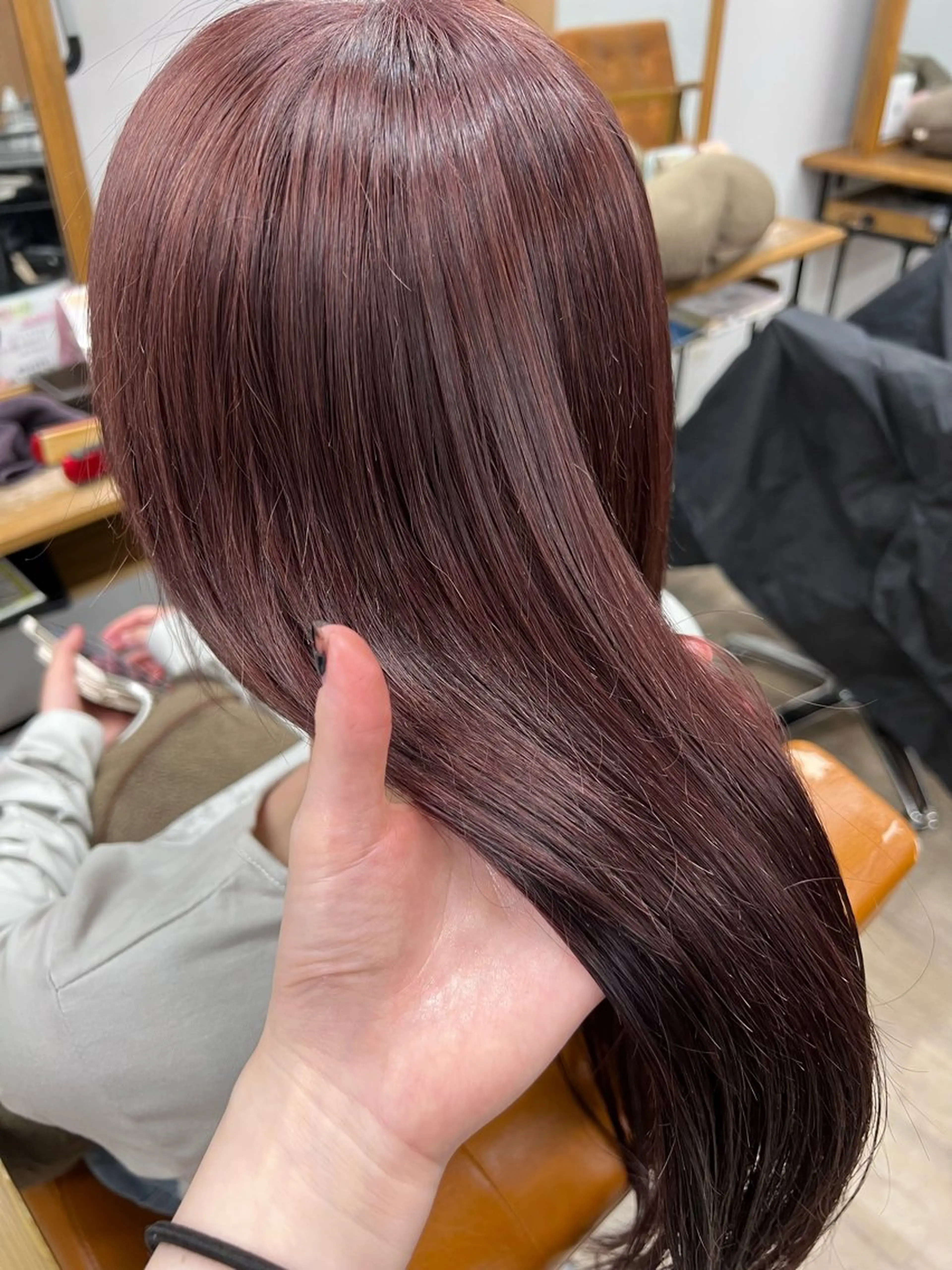 ロング カラー ダブルカラー 小谷野 七海🐬のヘアスタイル