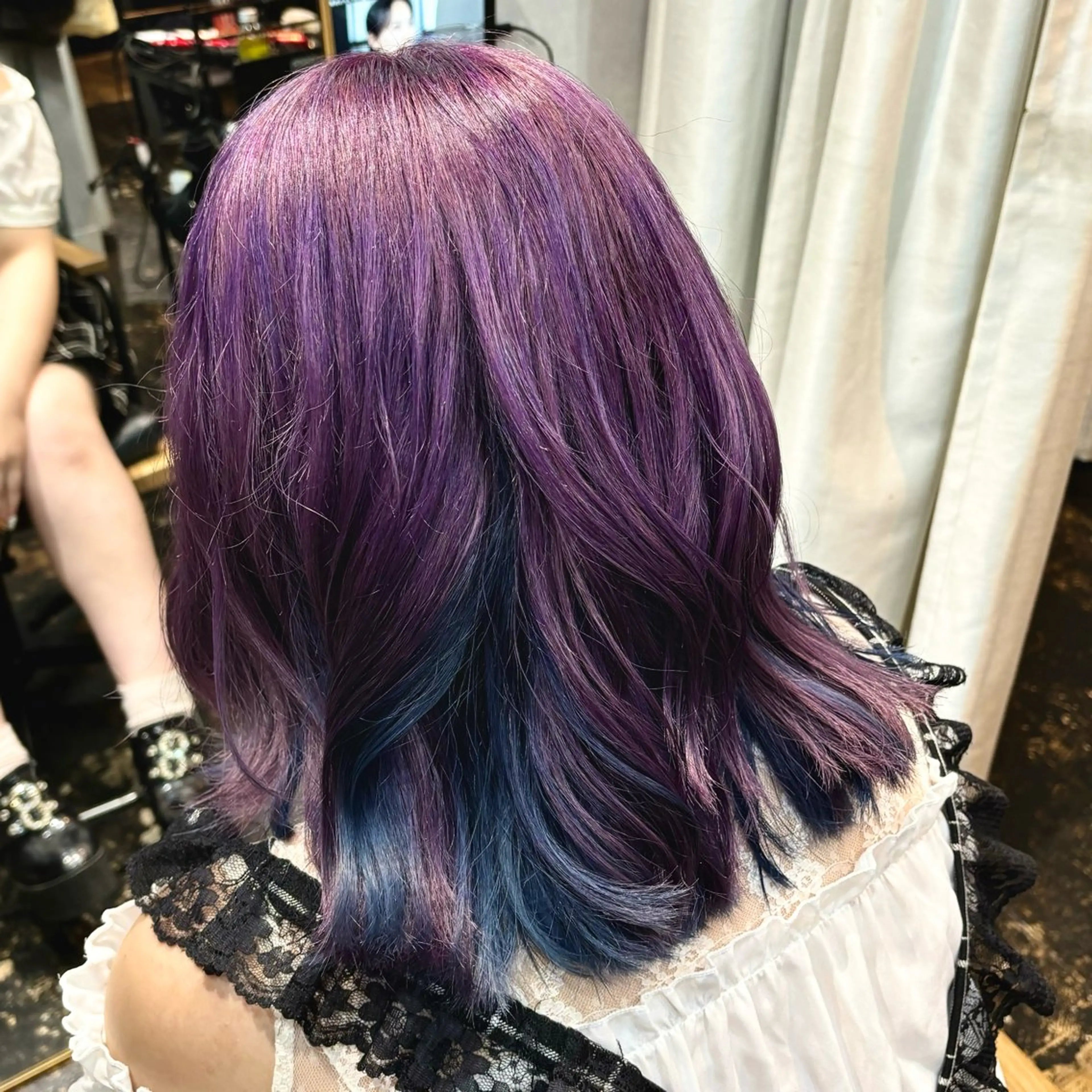 ミディアム カラー 顔周りカット ヘアカラー 似合わせカット🌼 やまかわ まなみ🌼のヘアスタイル