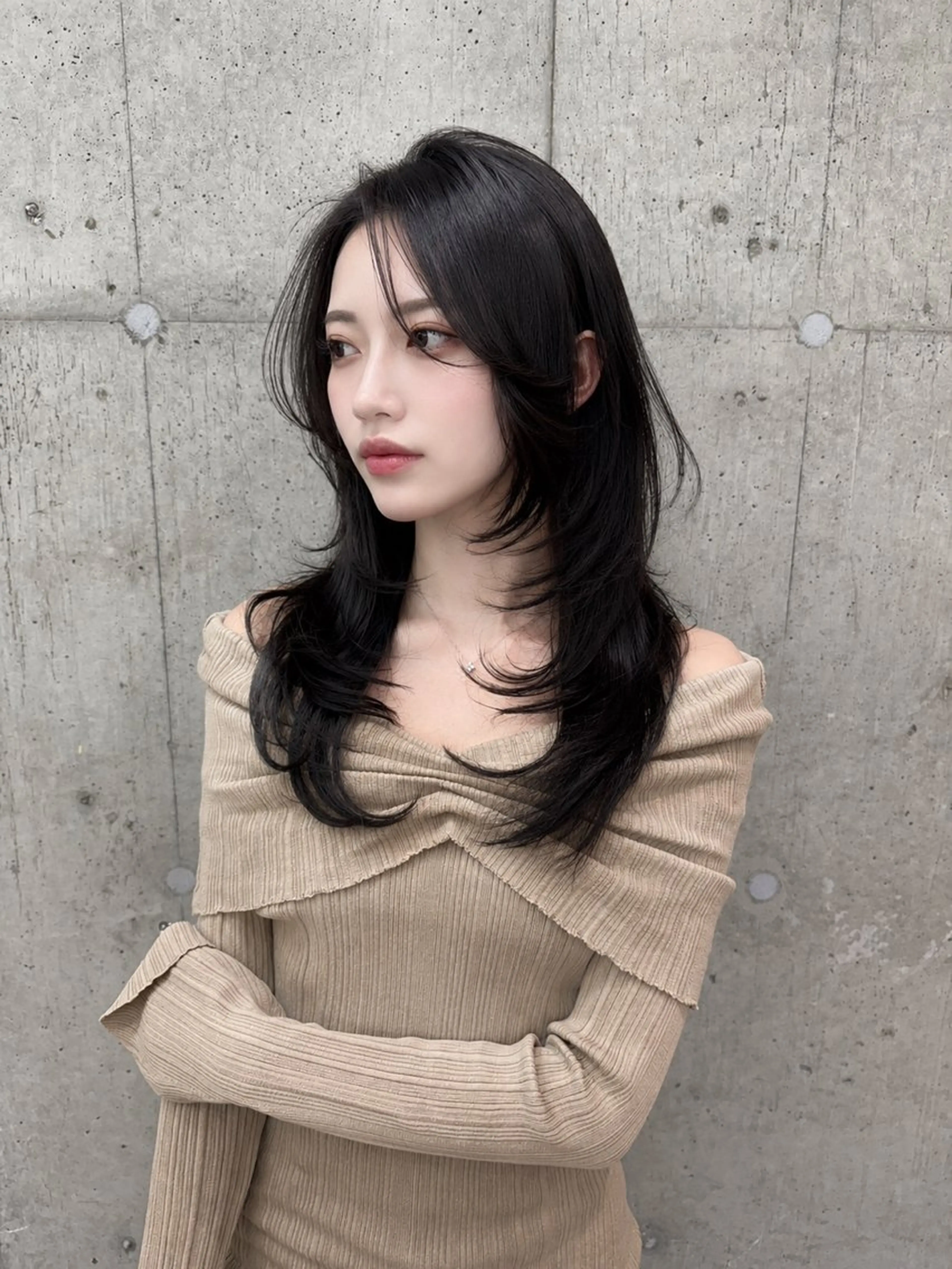 ロング kame|レイヤー / 似合わせ顔周りのヘアスタイル