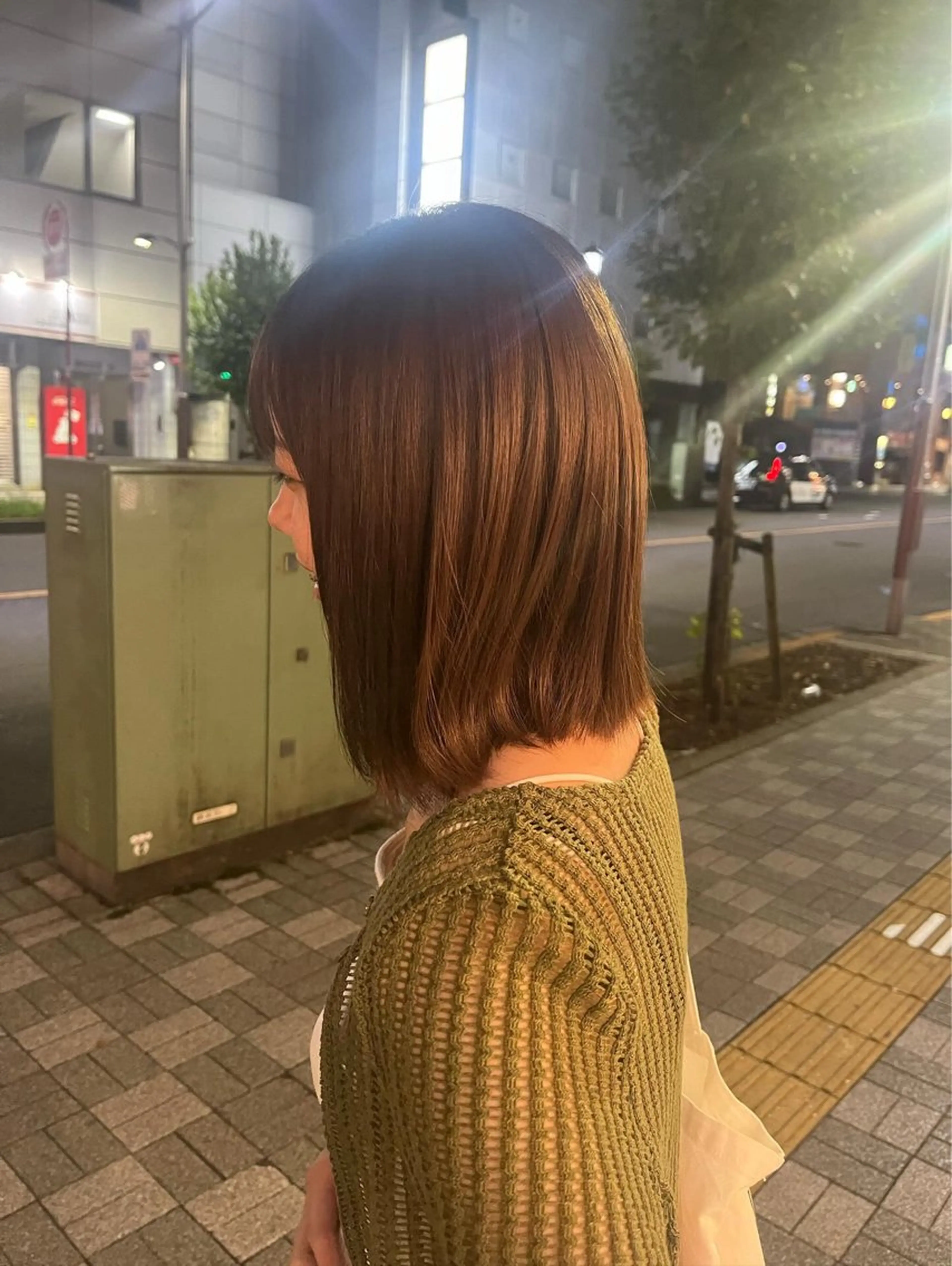 ミディアム 縮毛矯正 透明感モテヘア🪽 💘Nodokaのヘアスタイル