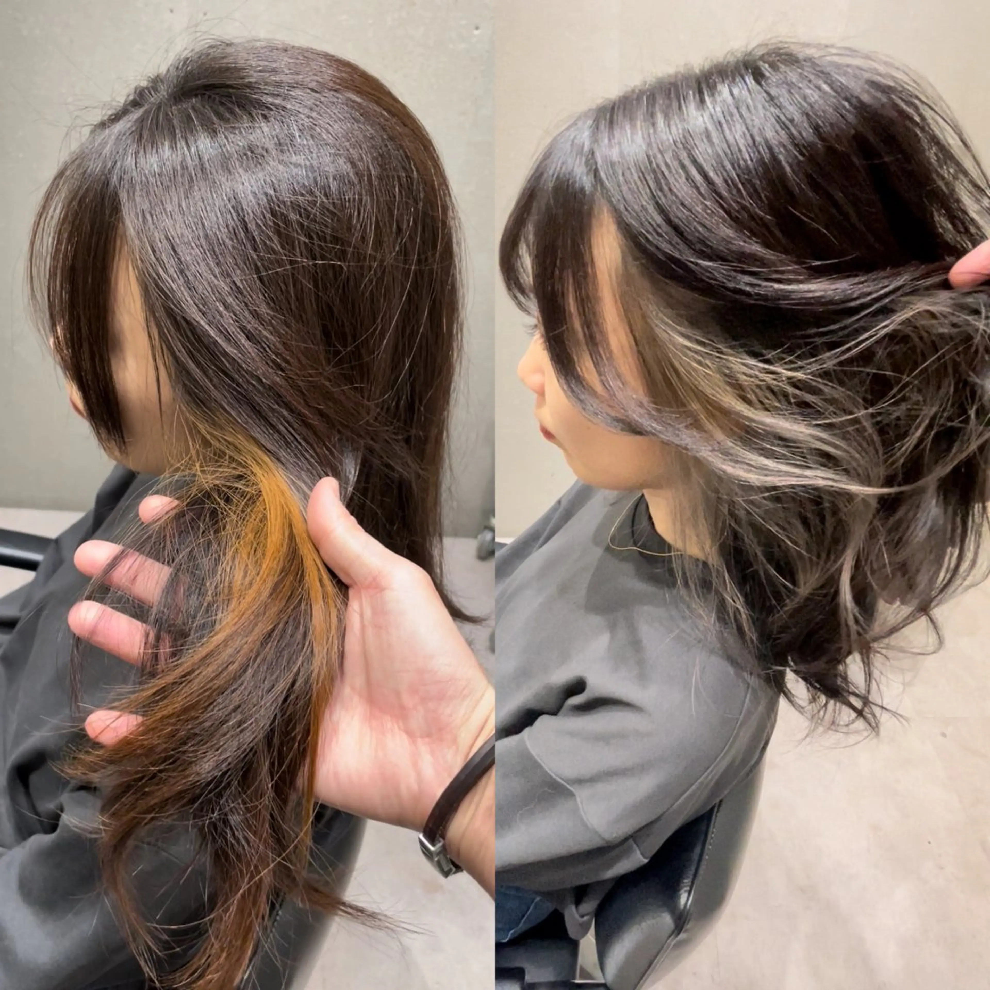 ショート カラー ブリーチ インナーカラー ヘアカラー 髪質改善ヘアケア 艶髪特化/上田のヘアスタイル