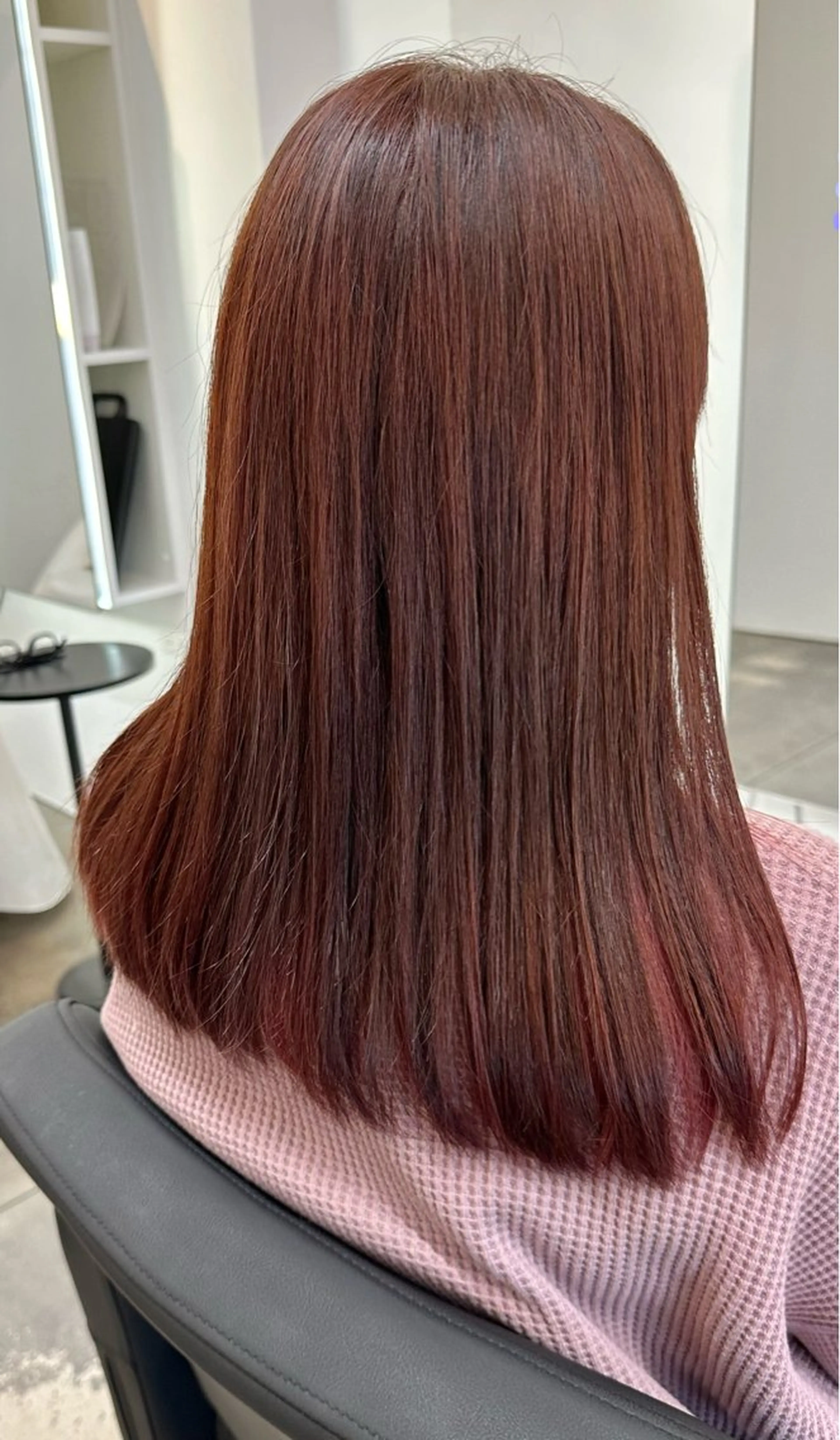 ミディアム カラー ピンクカラー 山本 駿介のヘアスタイル