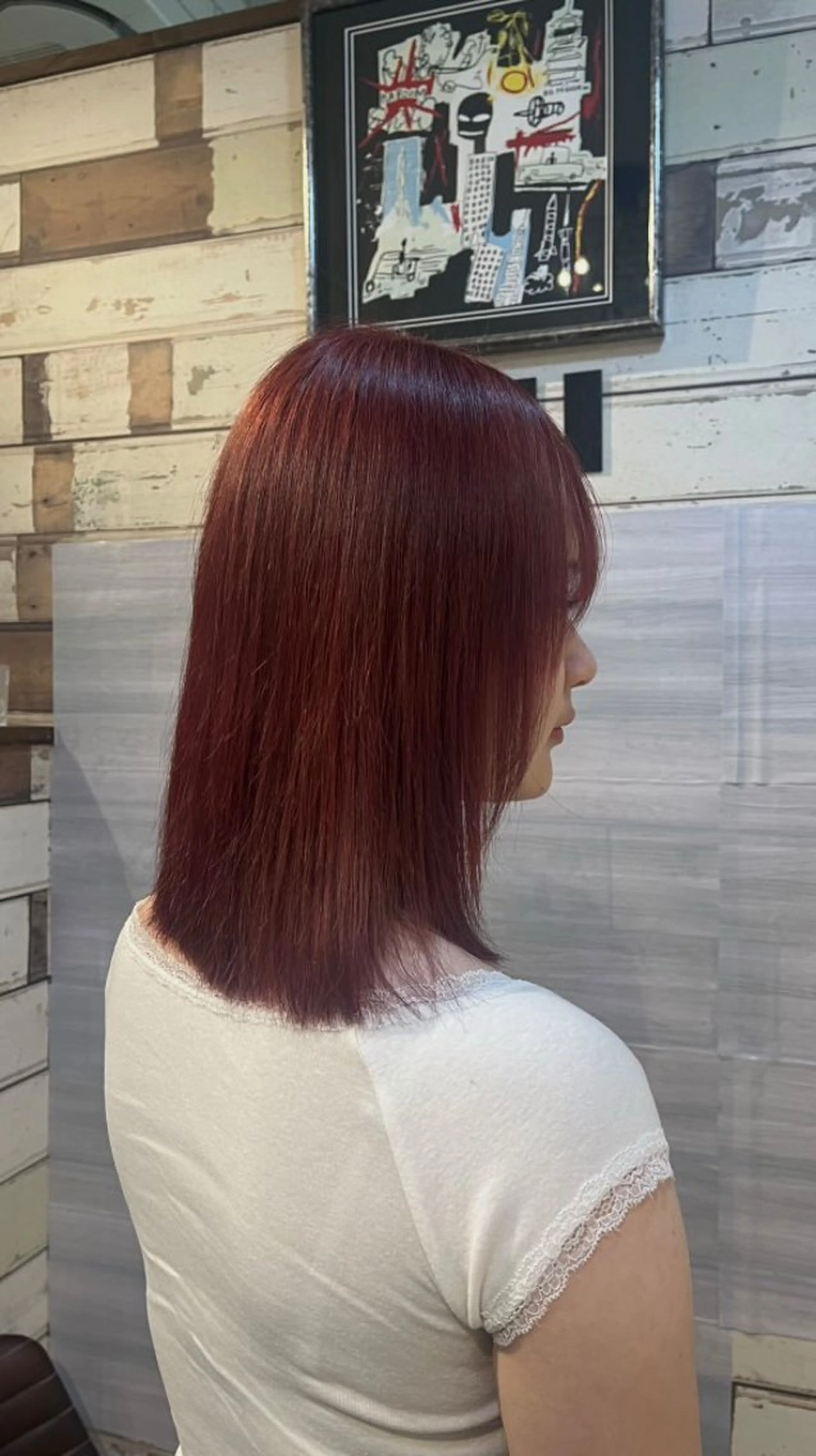 ミディアム 中村 日向のヘアスタイル