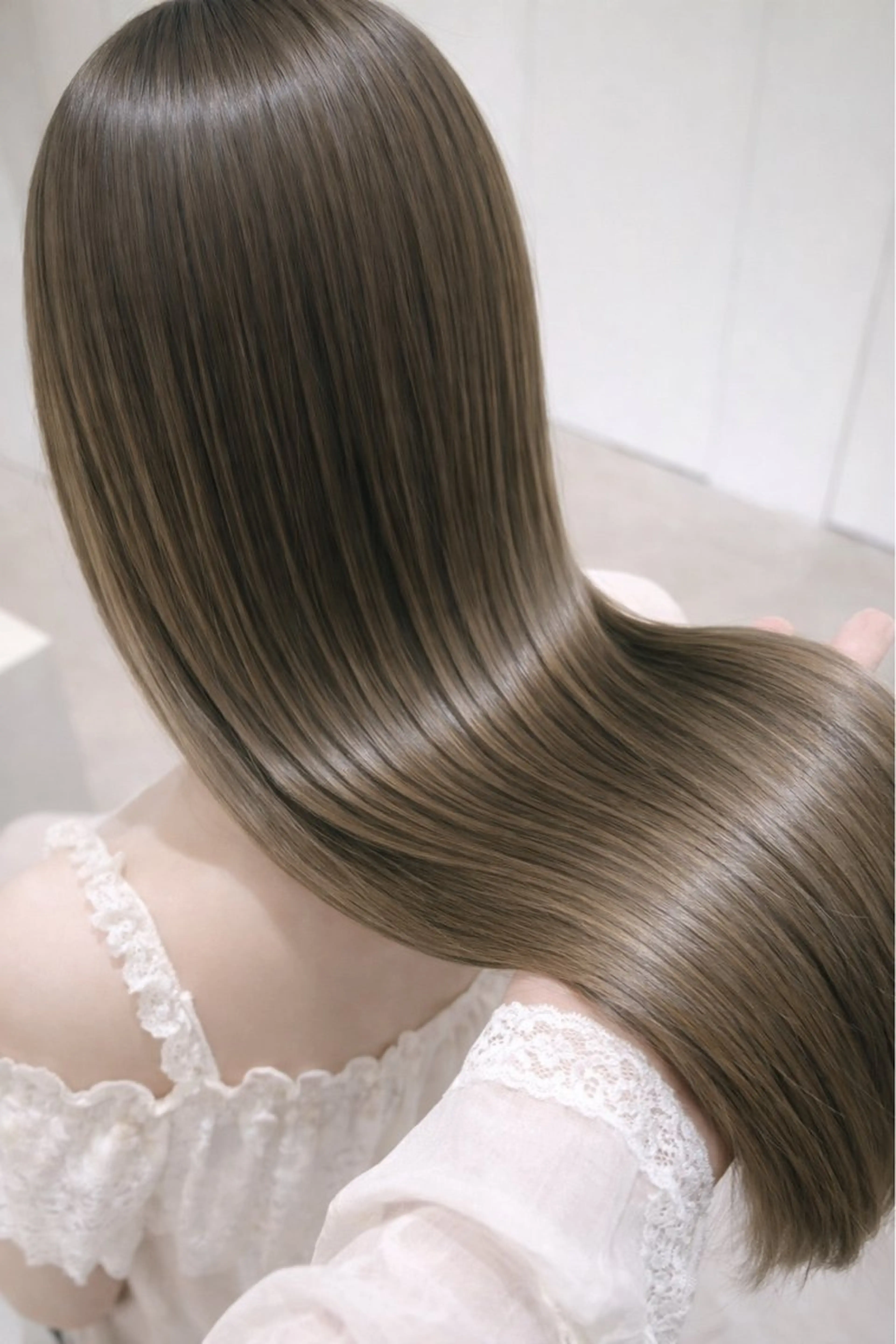 ロング カラー 透明感カラー グレージュ 髪質改善 トリートメント カット ヘアカラー トリートメント 💎透明感カラー特化 💎TAISEIのヘアスタイル