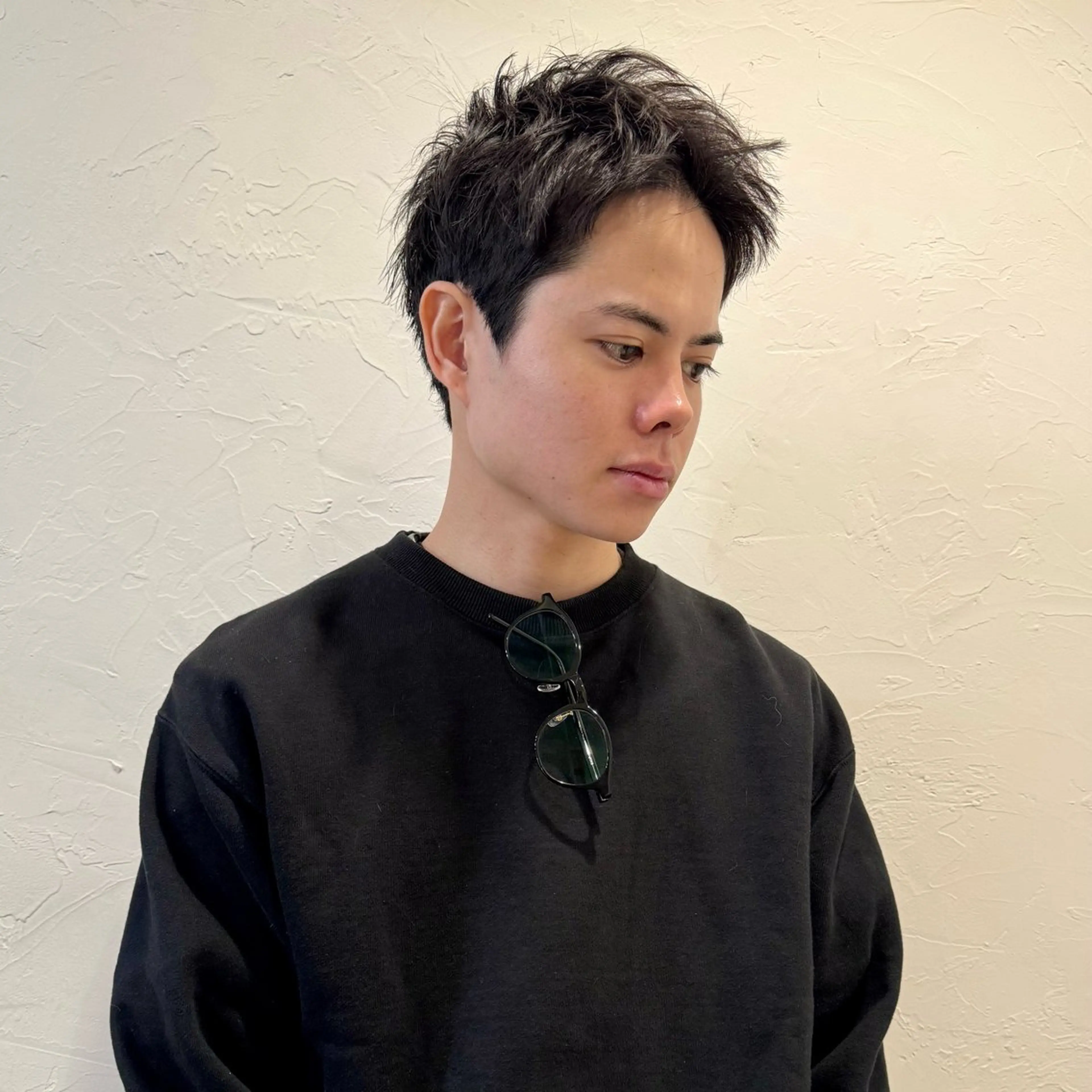 ショート メンズ アップバング メンズ就活ヘア メンズパーマ メンズショート スパイキーショート 【池袋/スパイキー ショート】ⓝⓘⓜⓤのヘアスタイル