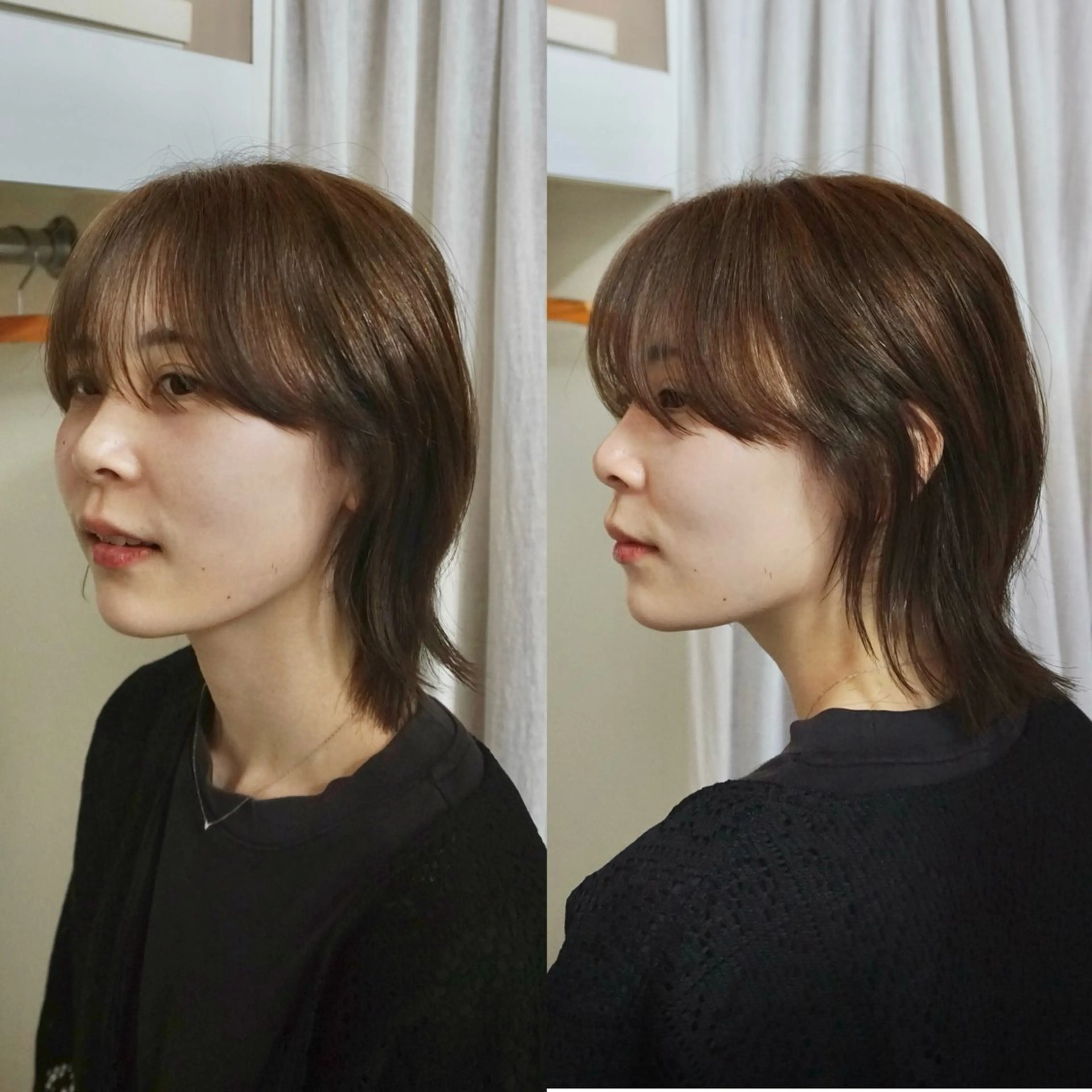 ミディアム カラー 小林 かんなのヘアスタイル