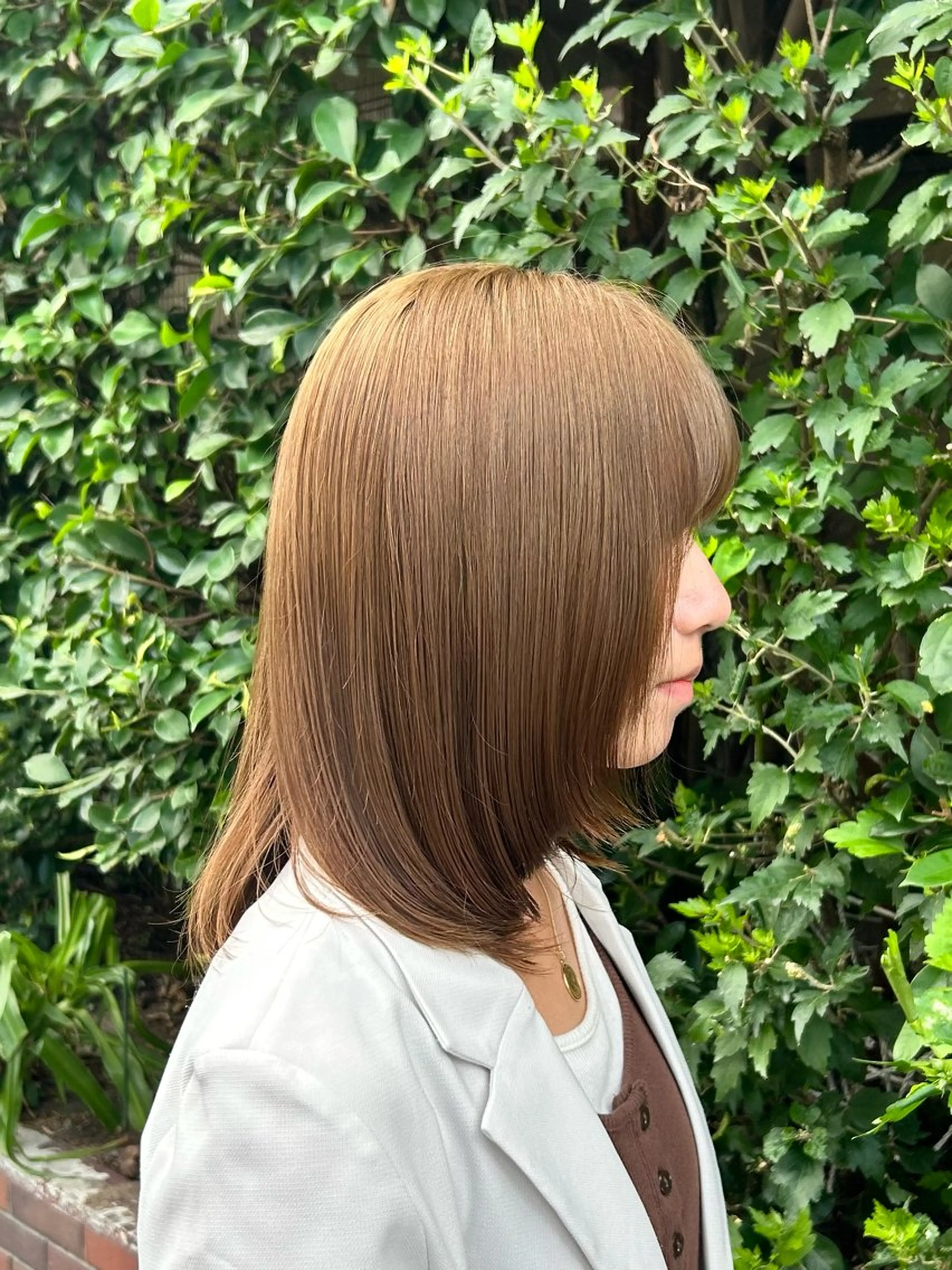 カラー ベージュカラー ブリーチ ダブルカラー ブリーチなしカラー イエローカラー カット ヘアカラー トリートメント story 増田 わかなのヘアスタイル