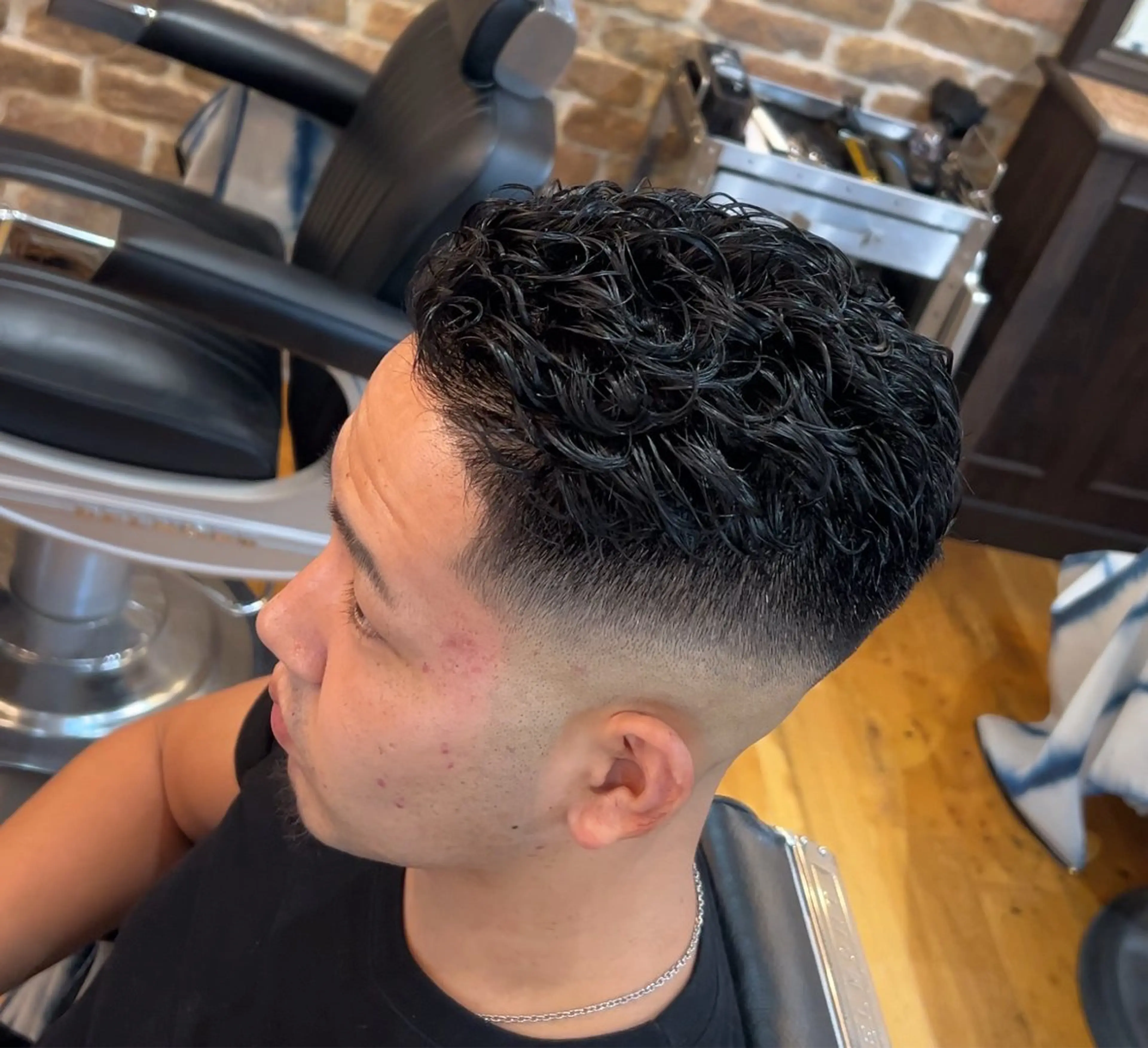 パーマ メンズ 滝川 大喜のヘアスタイル