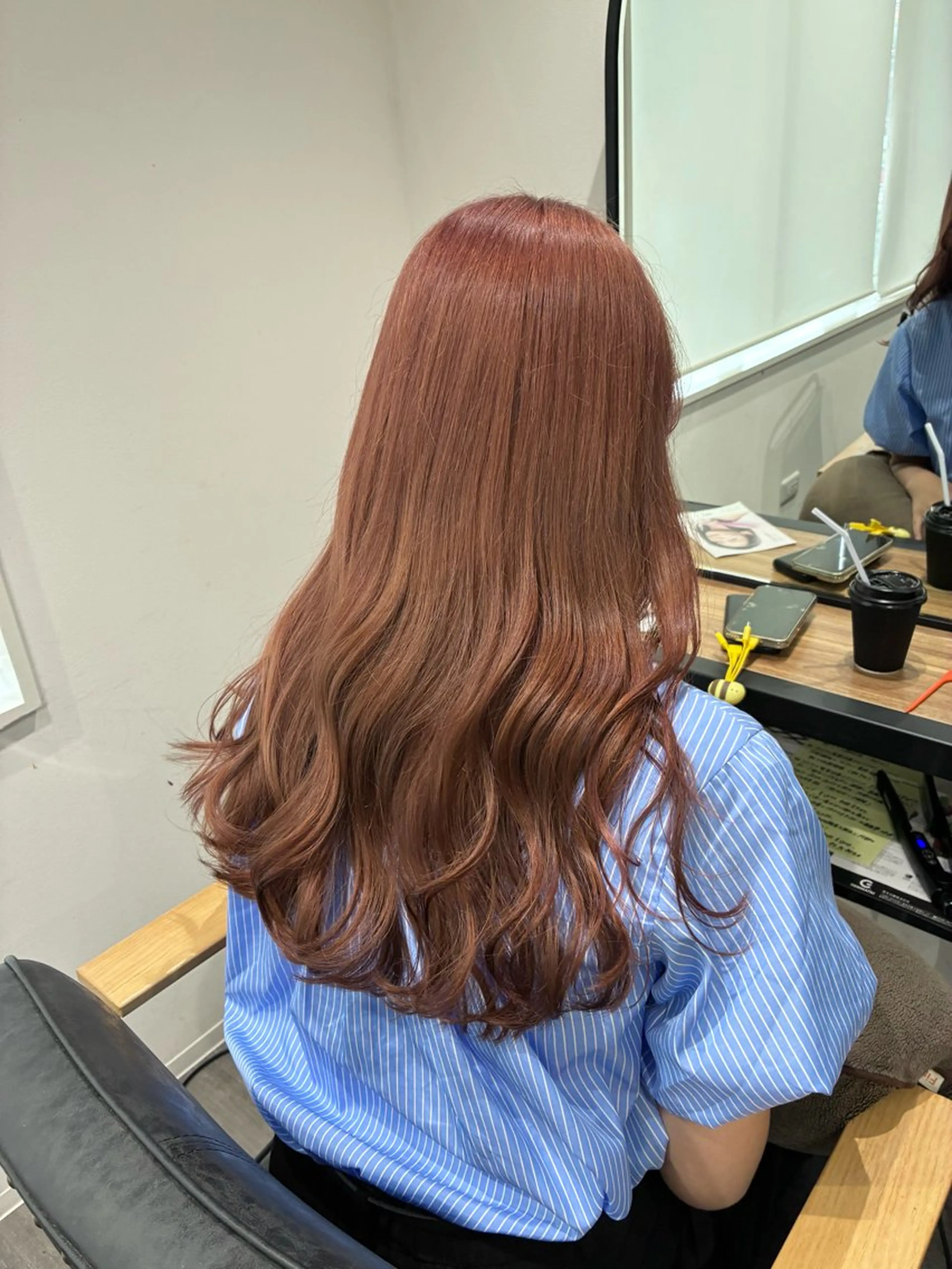 セミロング ピンクブラウン cocotte🦋 miyuのヘアスタイル