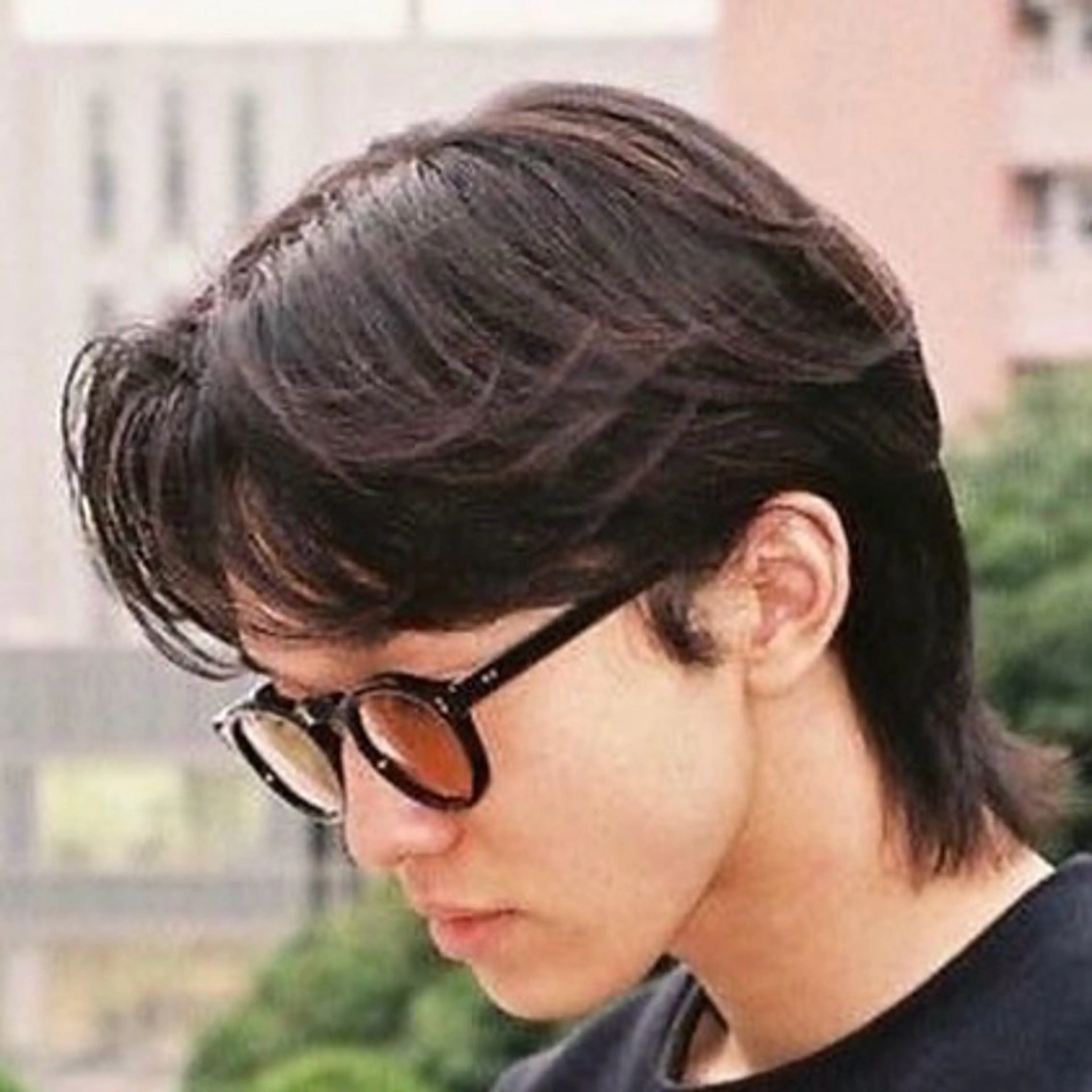 ミディアム パーマ ヘアアレンジ メンズ カット パーマ fifth 石川 凪のヘアスタイル