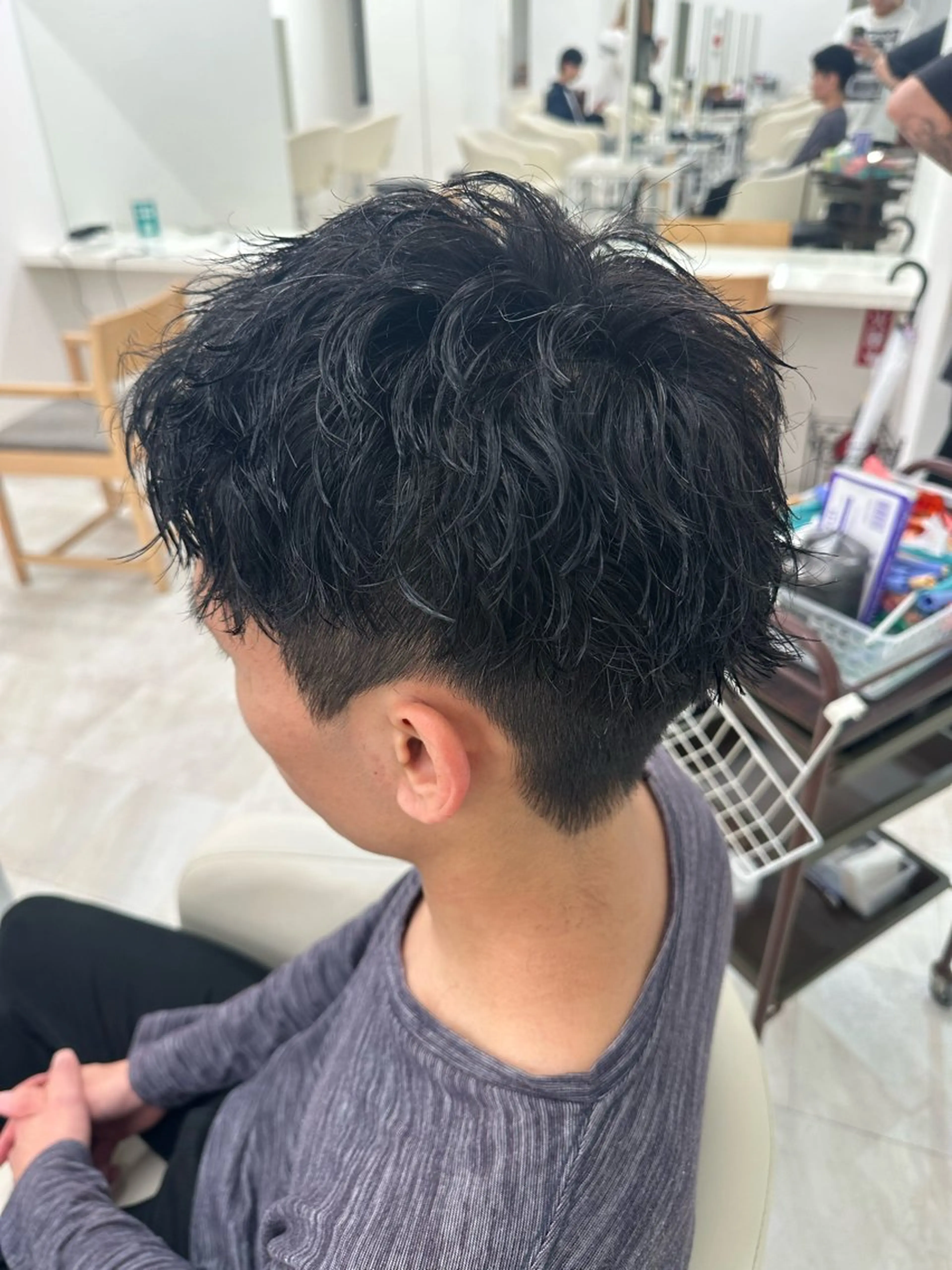 パーマ ツイストスパイラルパーマ スパイラルパーマ カット パーマ トリートメント 【パーマの達人】 💎メンズ特化🔥徹のヘアスタイル