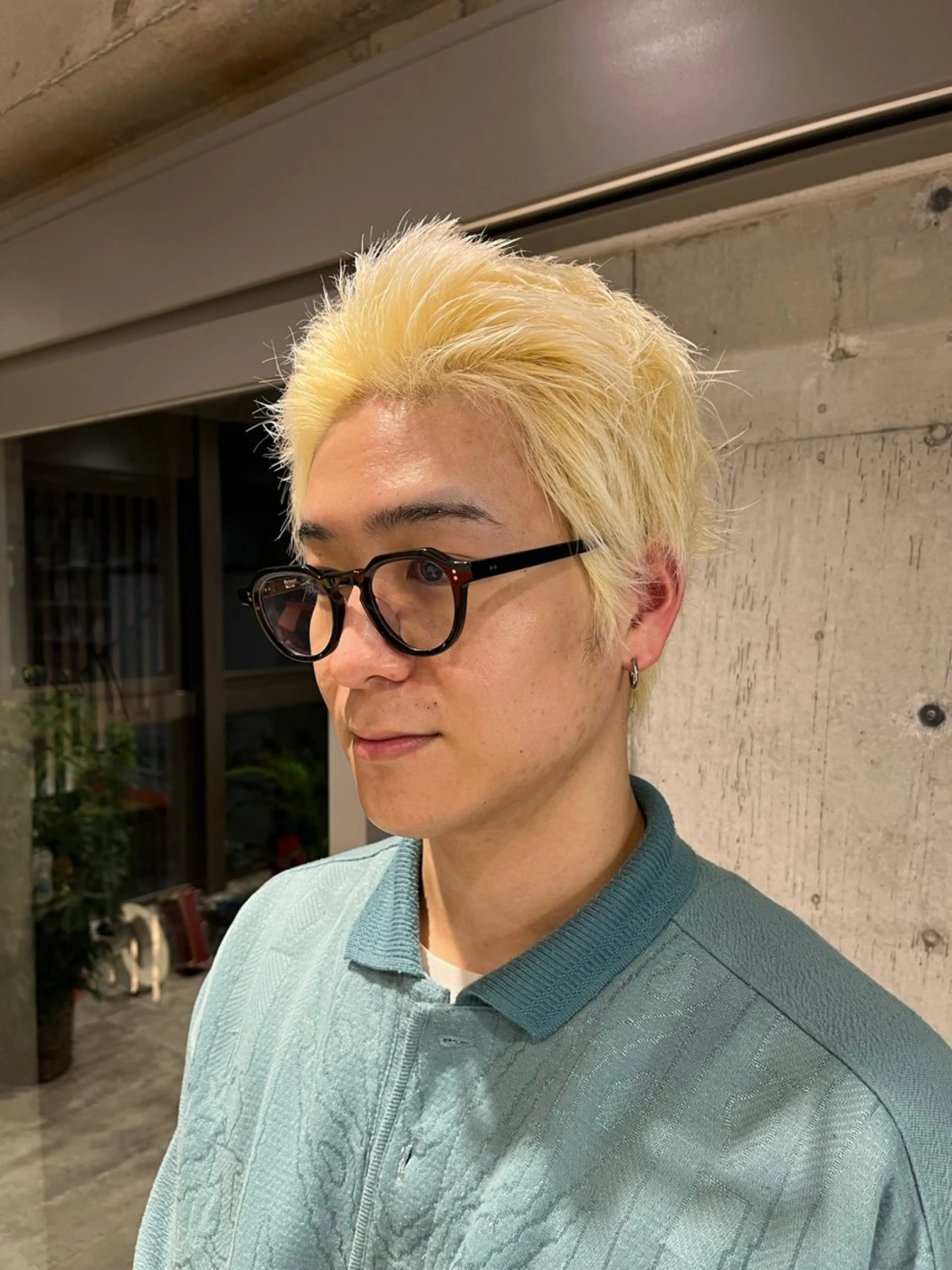 カラー メンズ ヘアカラー トリートメント ボブ×透明感カラー 特化・リクト💥のヘアスタイル