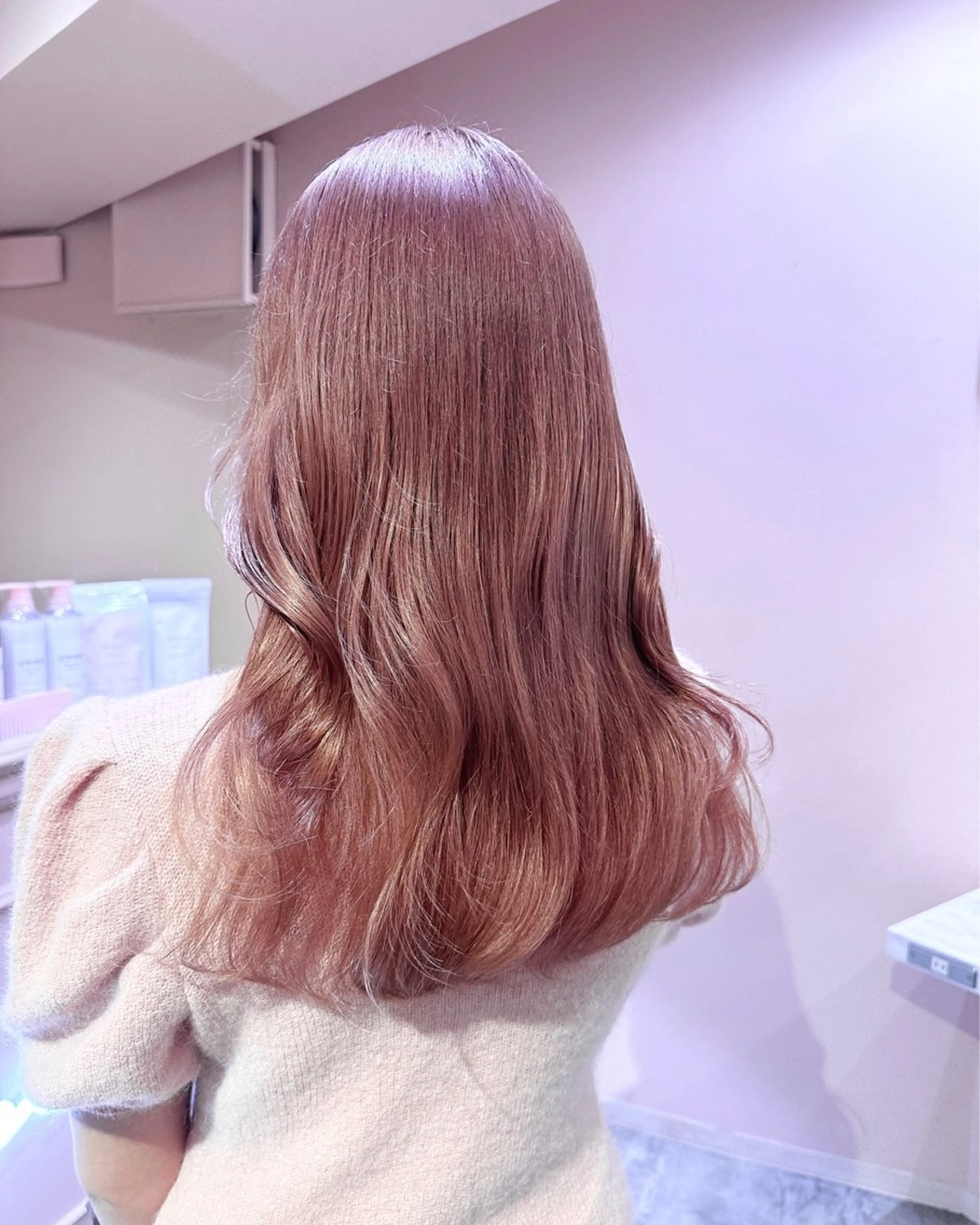 セミロング 透明感/艶カラー 💘Hanaのヘアスタイル
