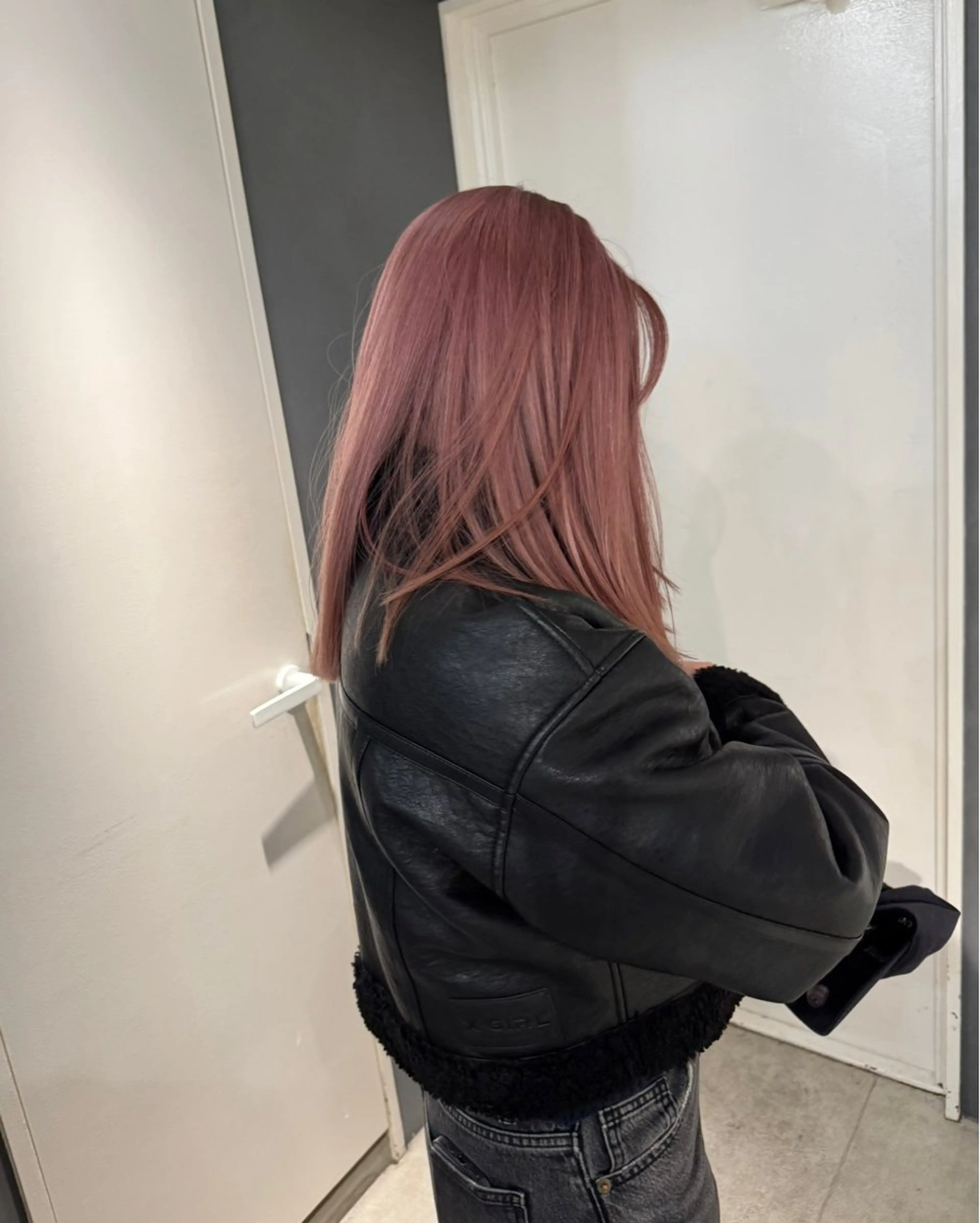 ミディアム ヘアカラー トリートメント reira/堀江/ 似合わせカットのヘアスタイル