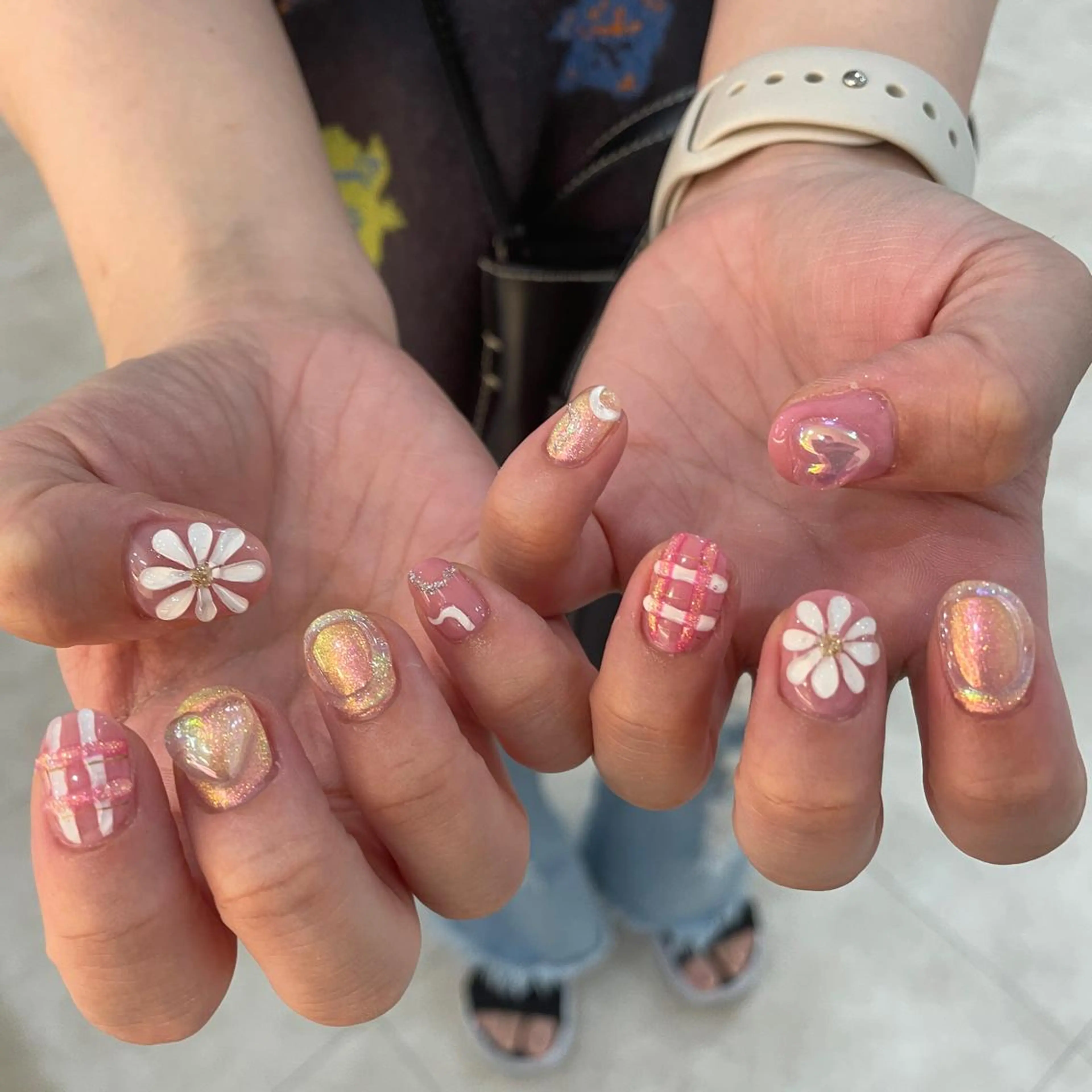 ネイル ハンドネイル フットネイル ゆびノさき茨木店 ニュアンス/アートのネイルデザイン