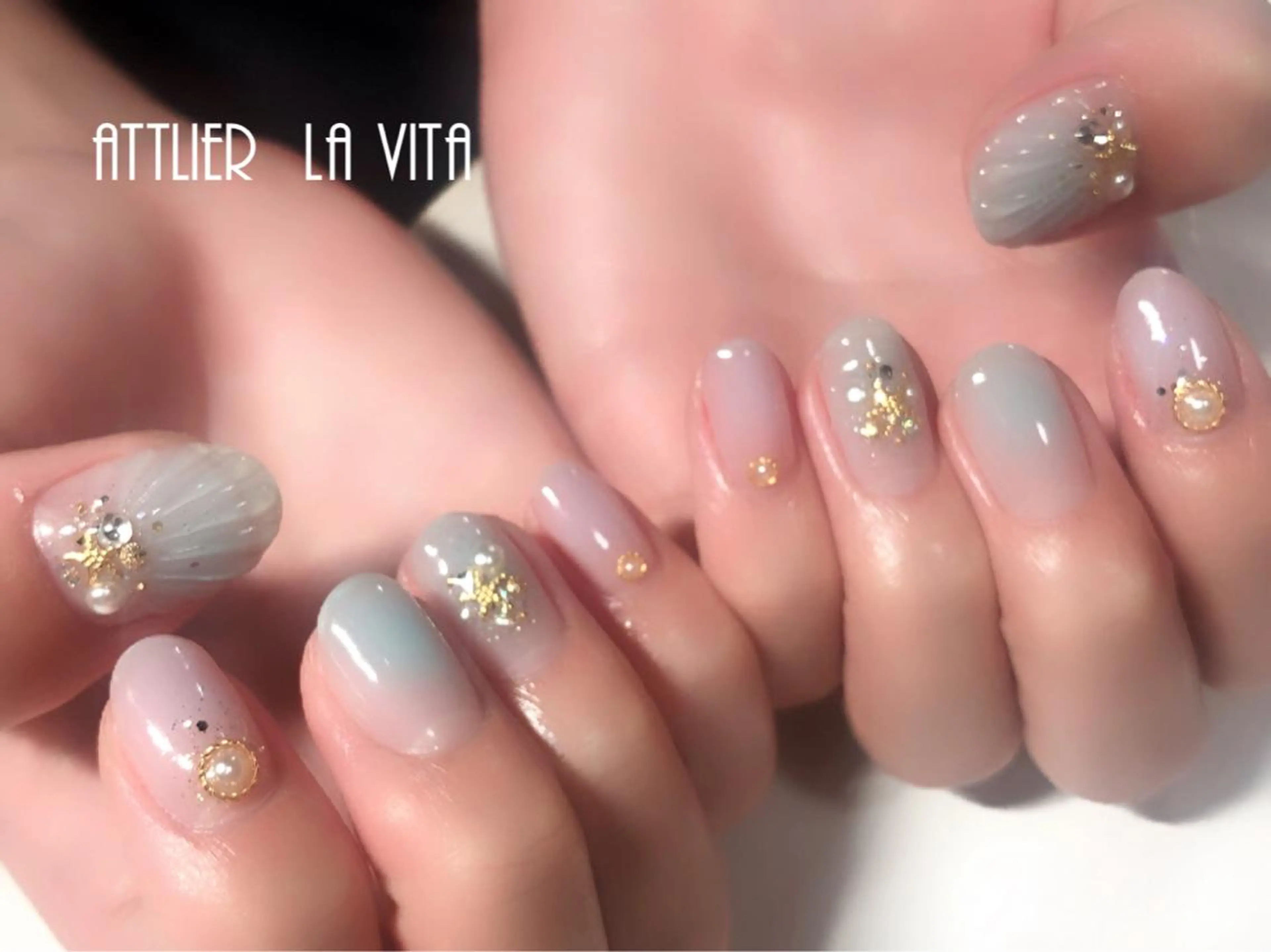 ネイル アートネイル キラキラネイル ラメ(グリッター) ハンドネイル lavita. mimuraのネイルデザイン