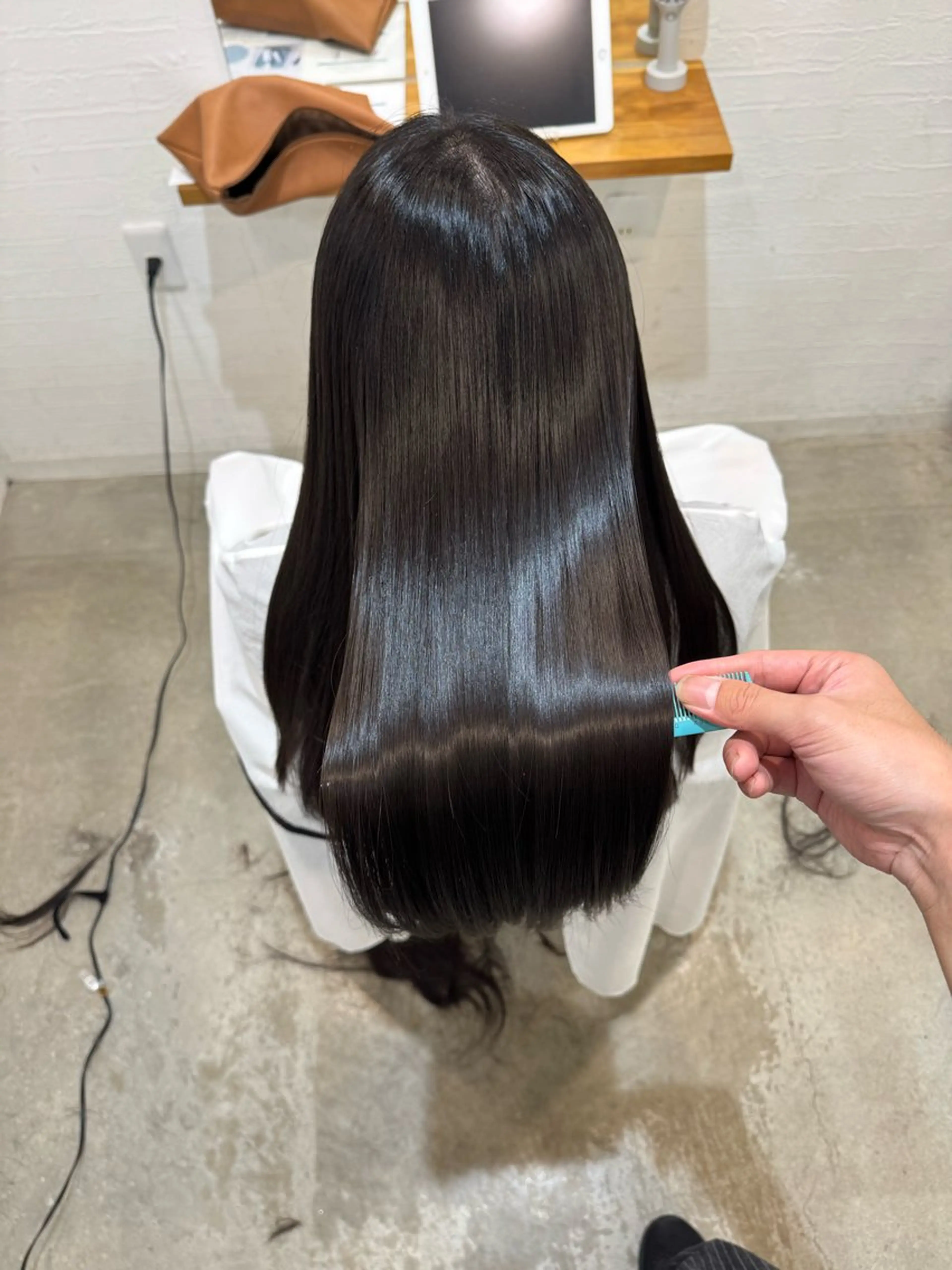 ロング 【海外ボーイ風】 竹元恒太のヘアスタイル