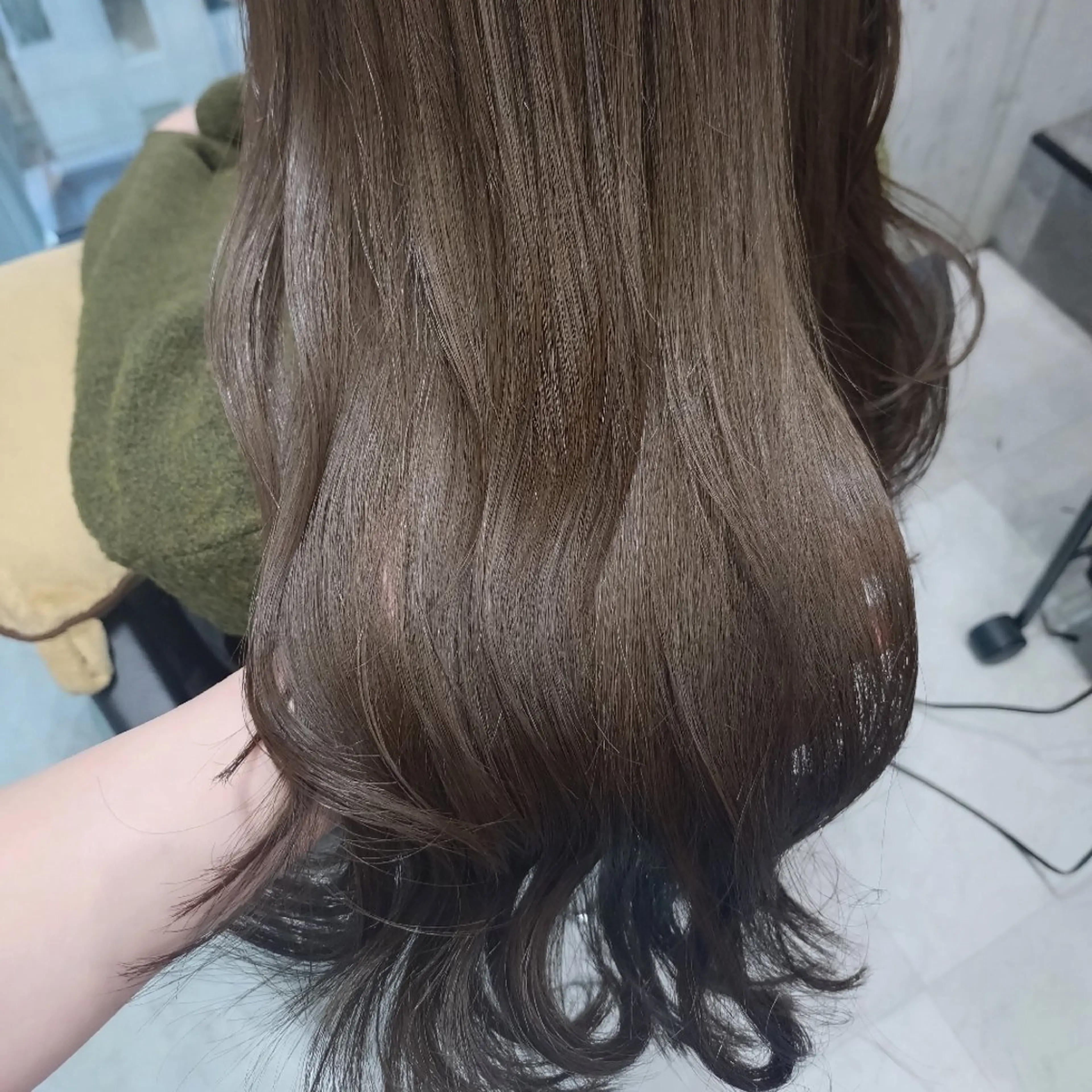 ロング カラー カット ヘアカラー トリートメント ヘアアレンジ/柔らか 艶カラー/AKARIのヘアスタイル