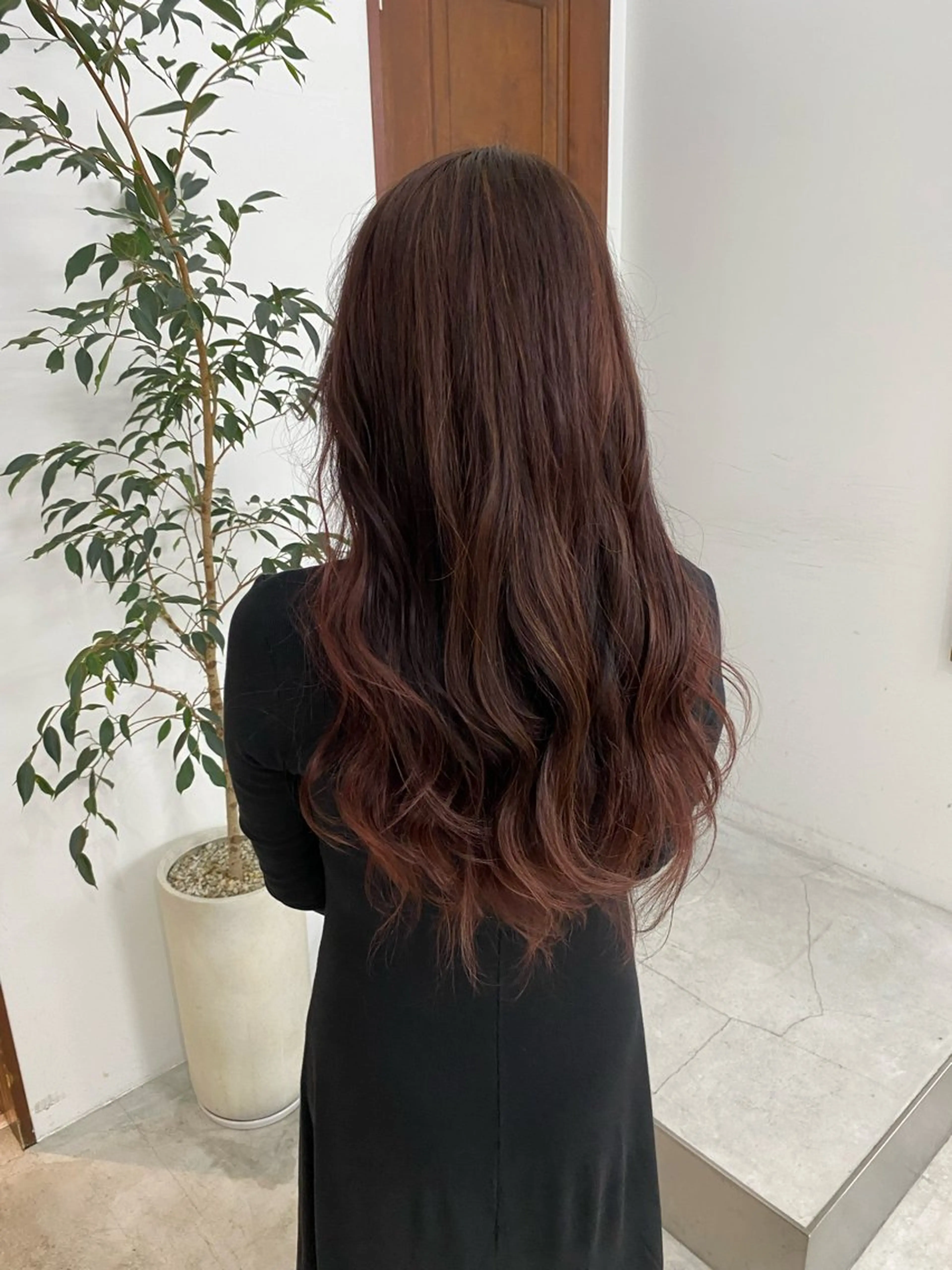 ロング ハイライト ケアブリーチ✨ /髪質改善ストレートのヘアスタイル