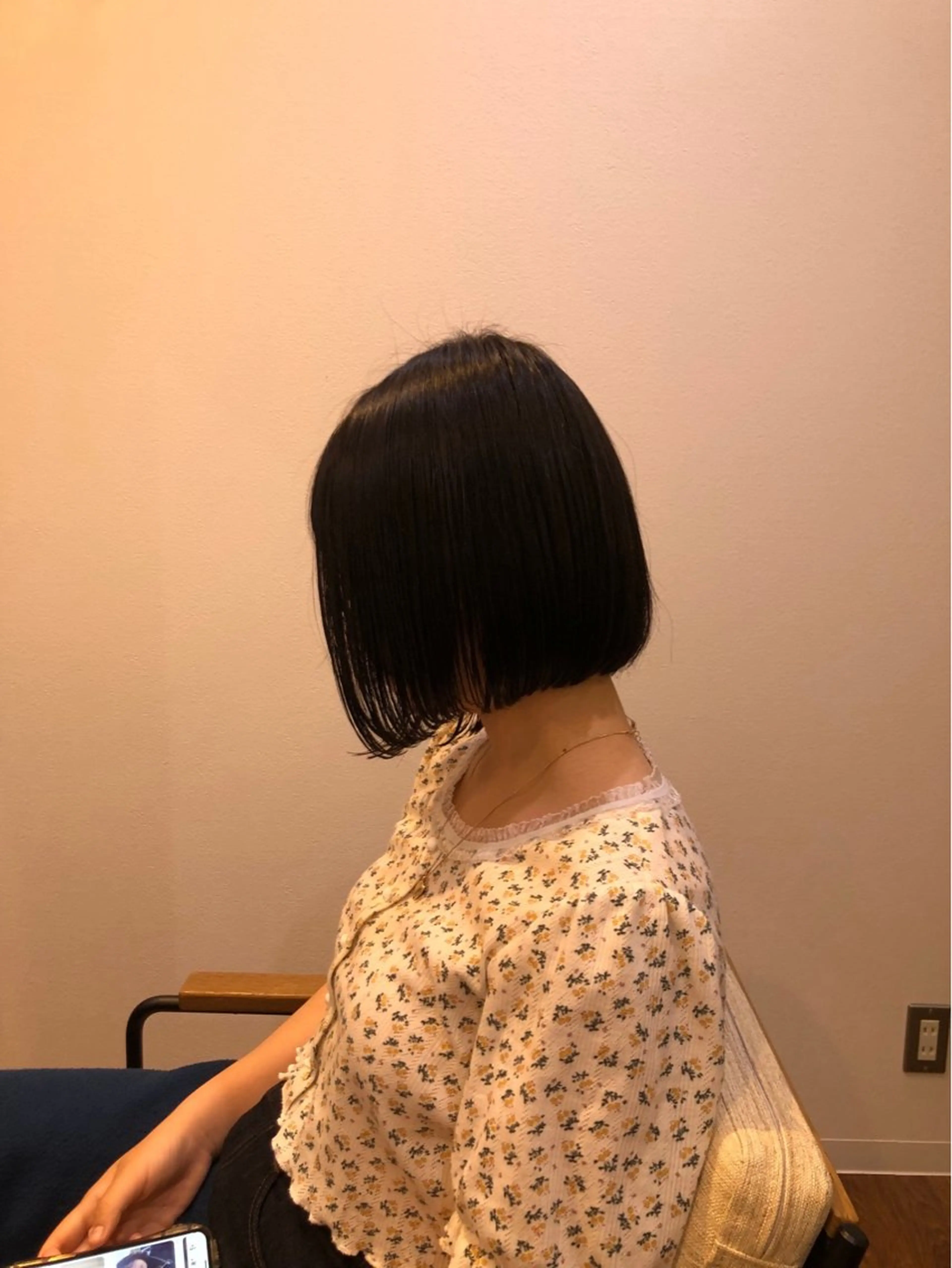 ミディアム 安岡 稜太のヘアスタイル