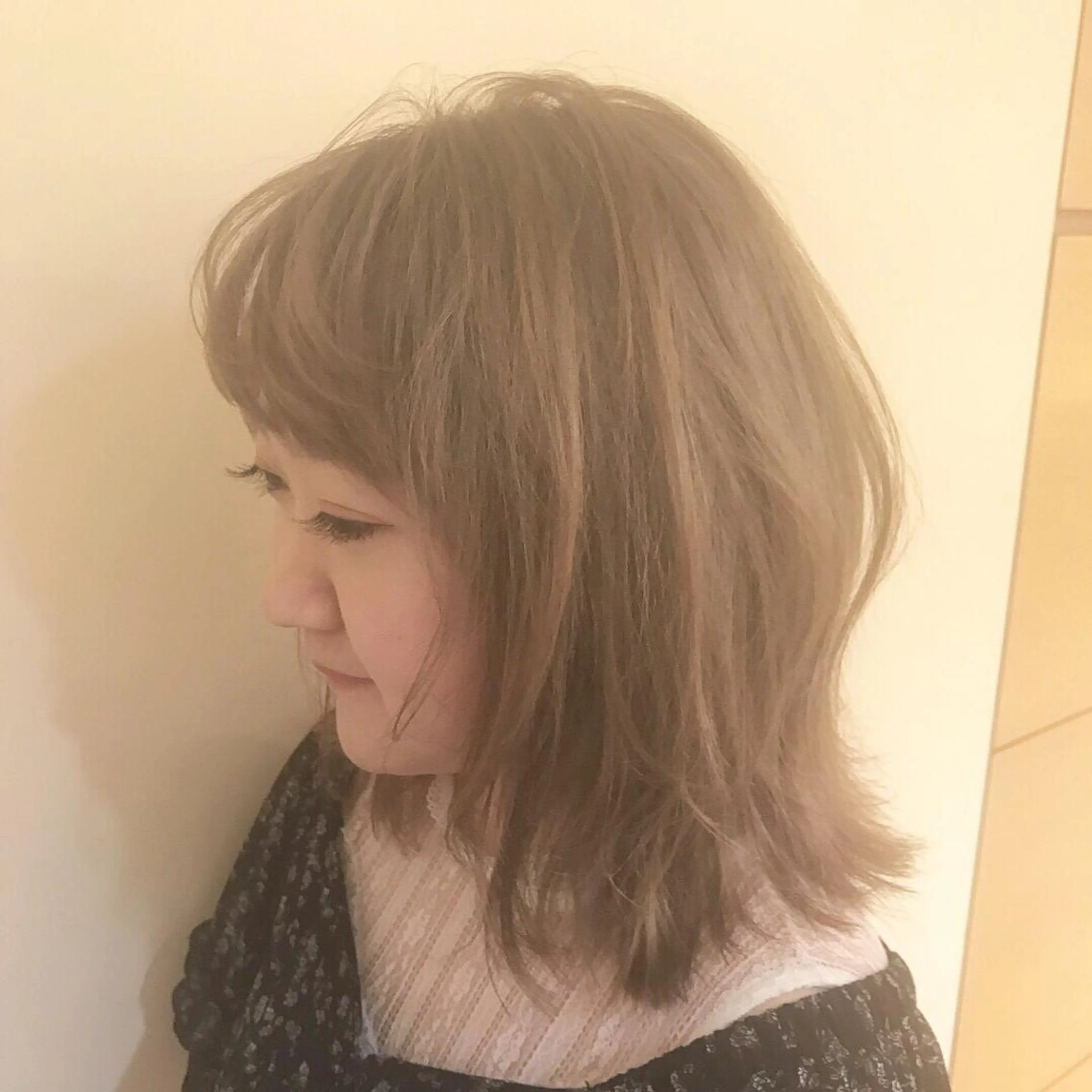 ミディアム カラー パーマ ヘアアレンジ メンズパーマの巨匠 鈴木純のヘアスタイル