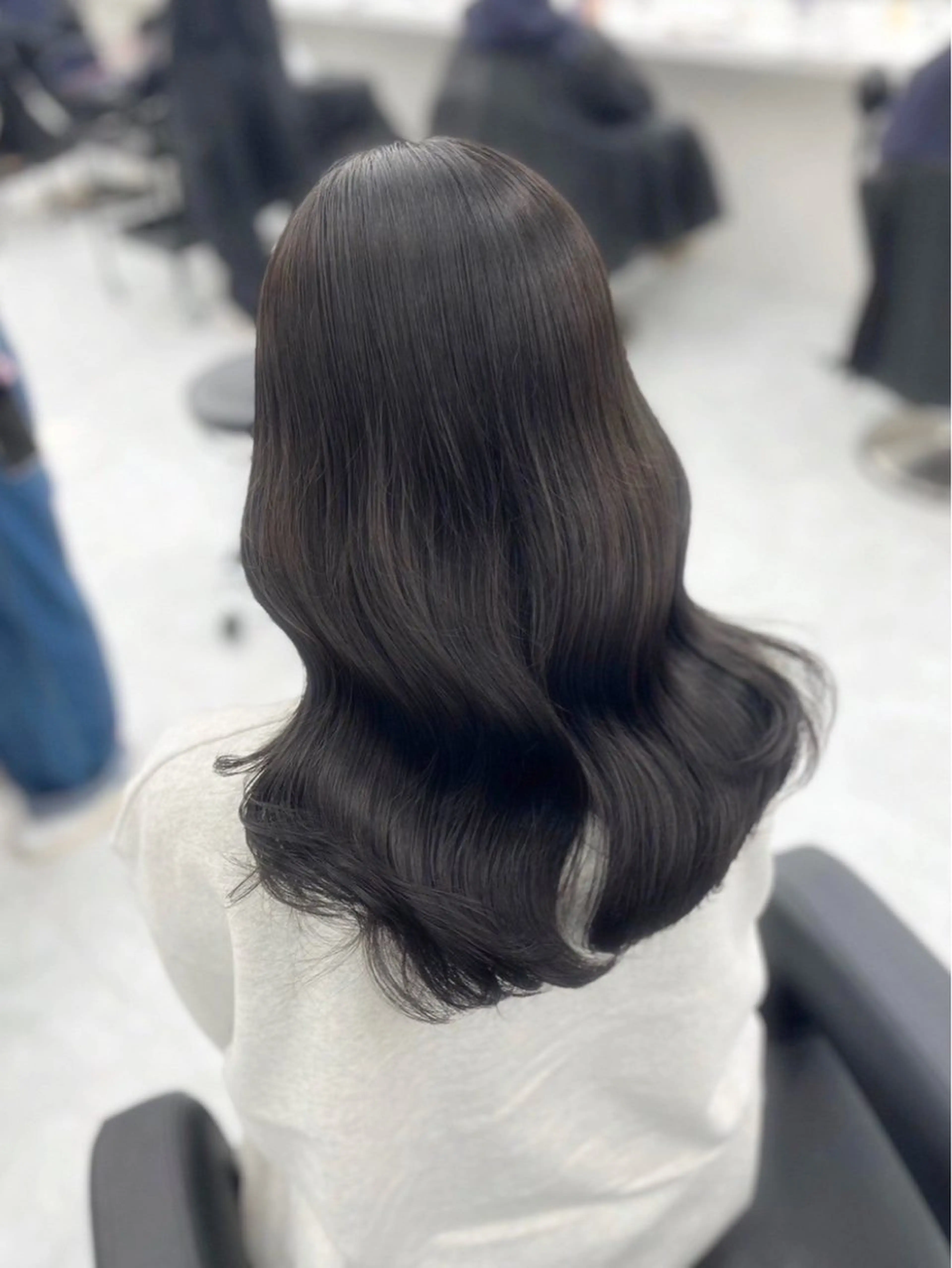 セミロング カラー ︎💕︎rinka/ 韓国レイヤー🥣💕のヘアスタイル