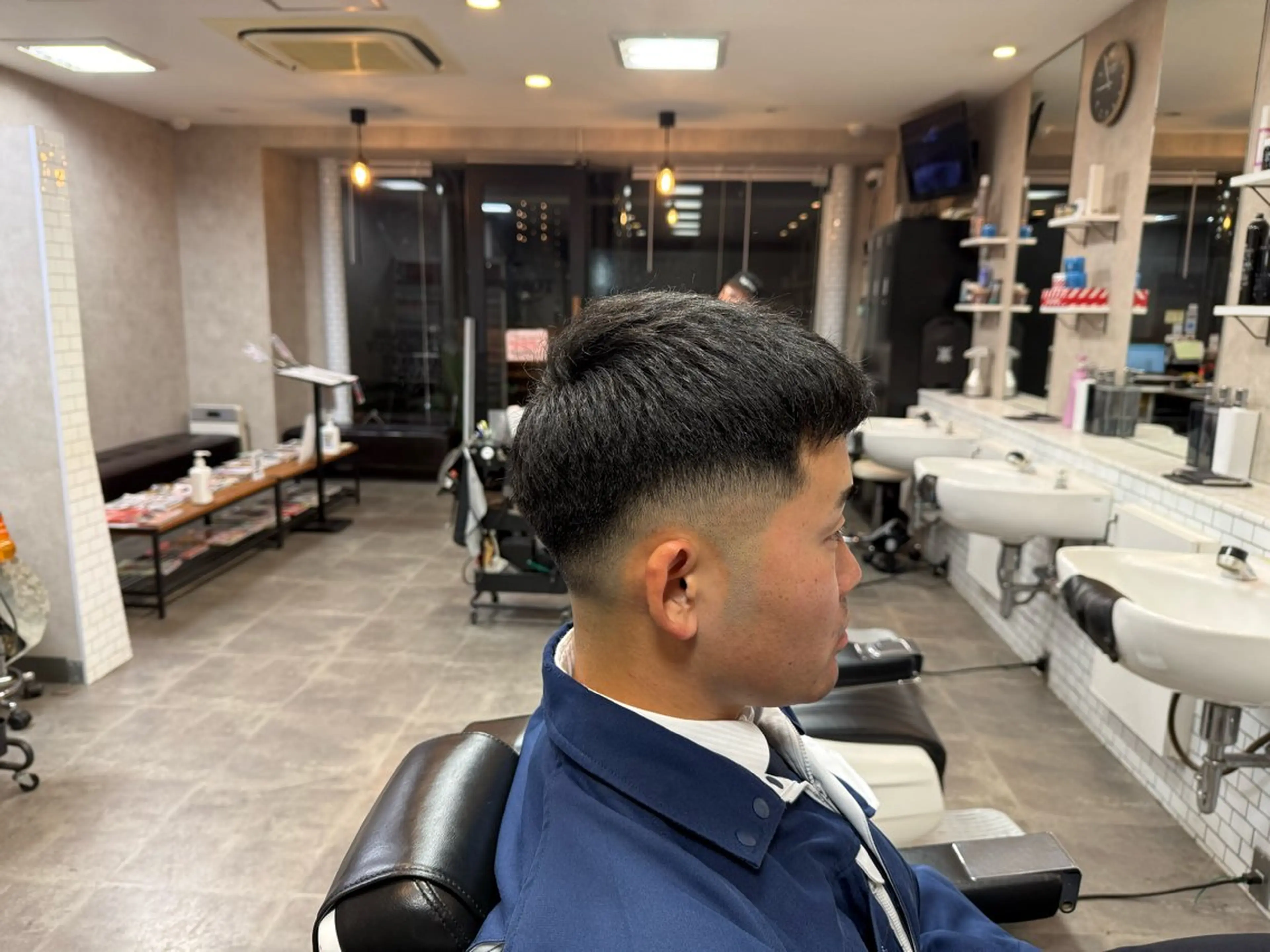 メンズ フェードカット 松坂 祐斗のヘアスタイル